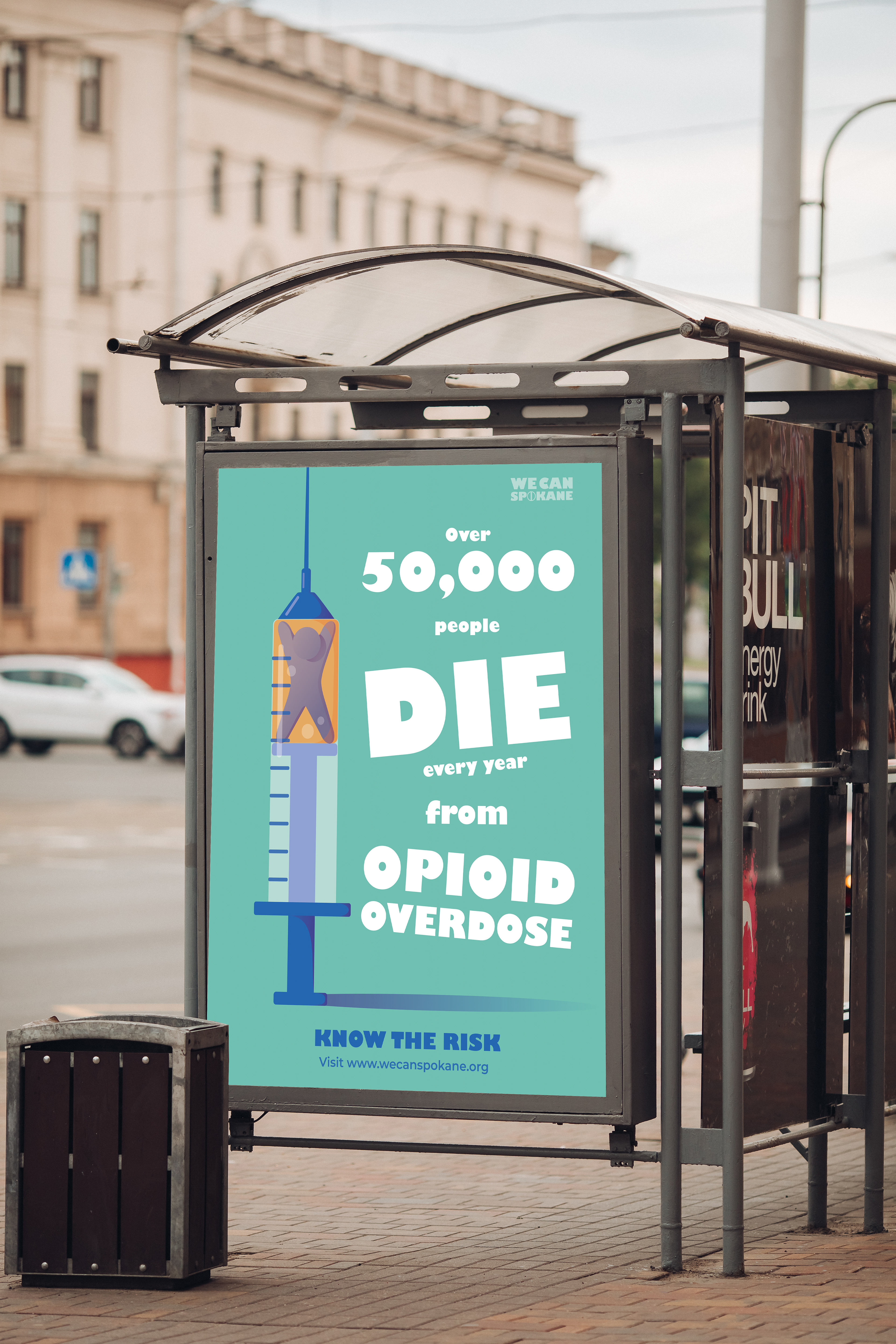BUS STOP ADVERTISEMENT MOCKUP