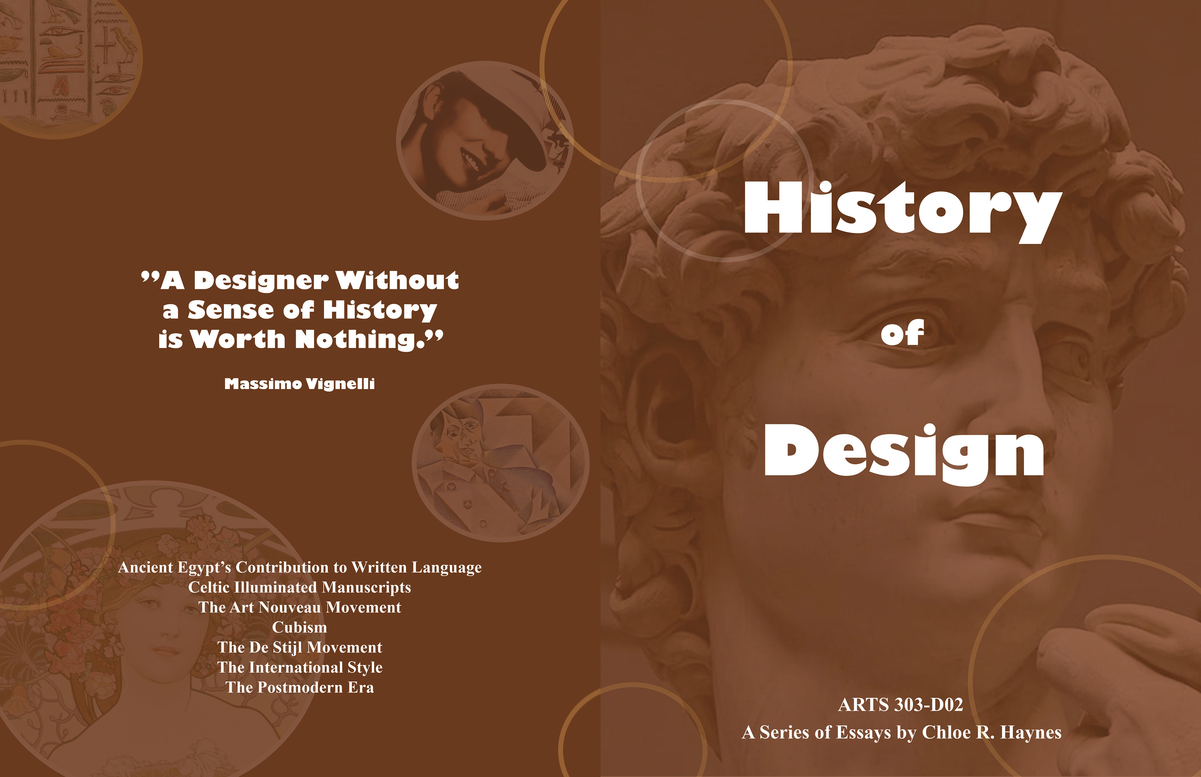 HISTORY OF DESIGN BOOKLET (COVER)