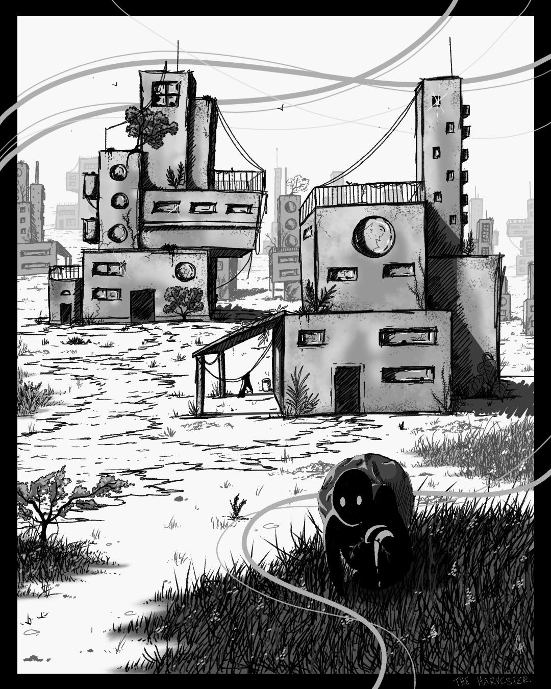 "THE HARVESTER" (DIGITAL ART CREATED VIA ADOBE FRESCO)