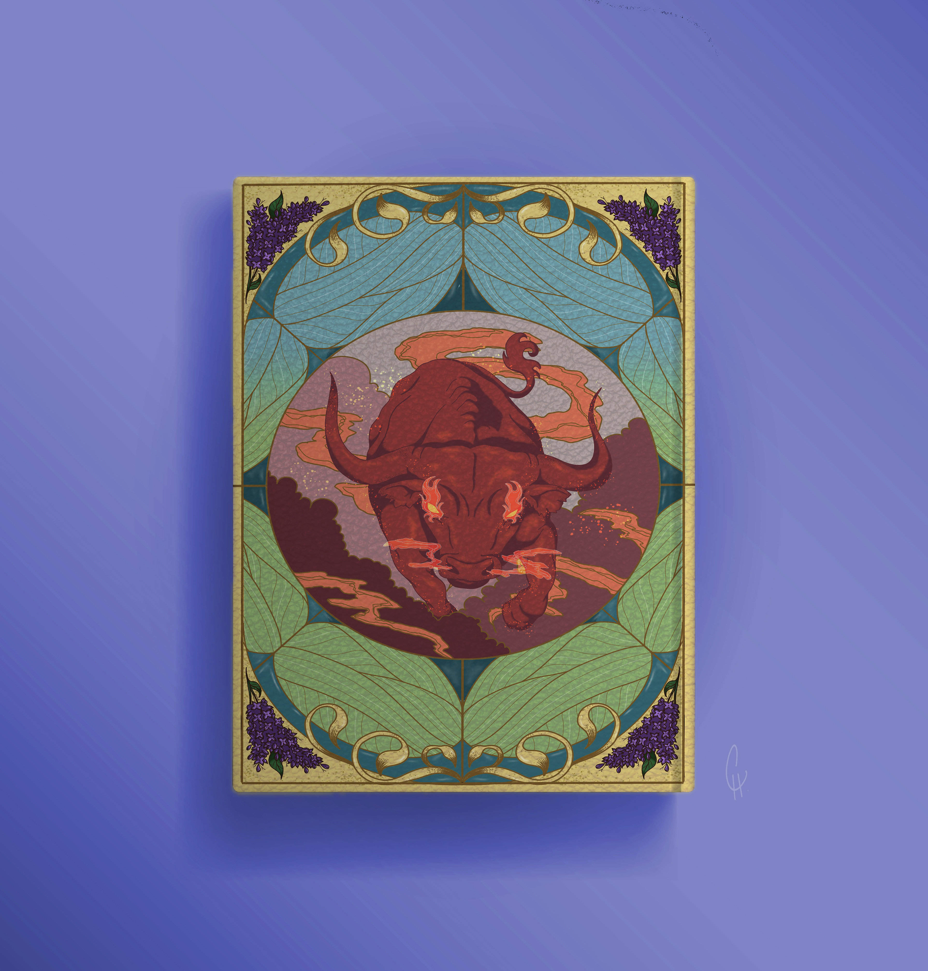 PETER S. BEAGLE'S "THE LAST UNICORN" BOOK COVER MOCKUP (BACK)