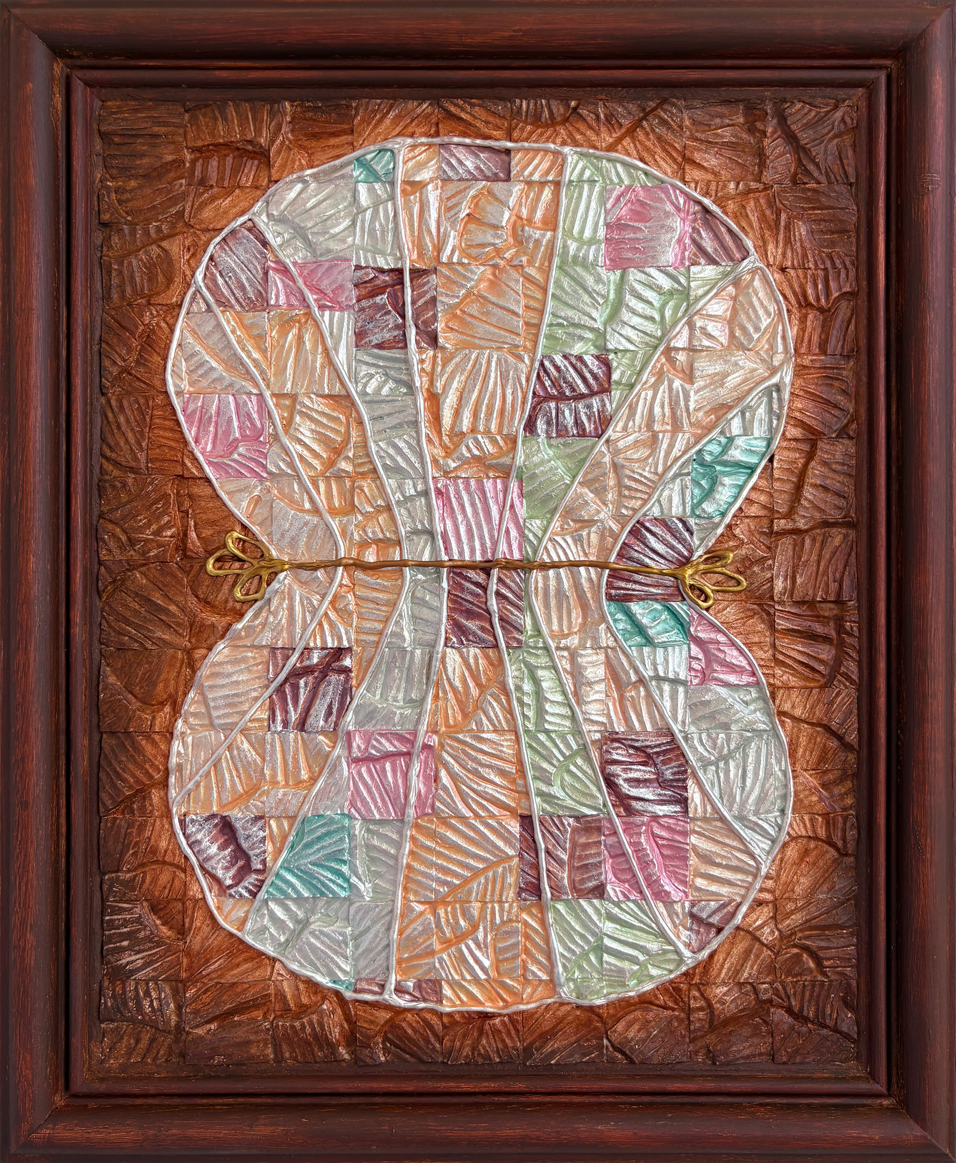 "Shell", 2026, acrylic on sintra, 16.5" x 13.5"