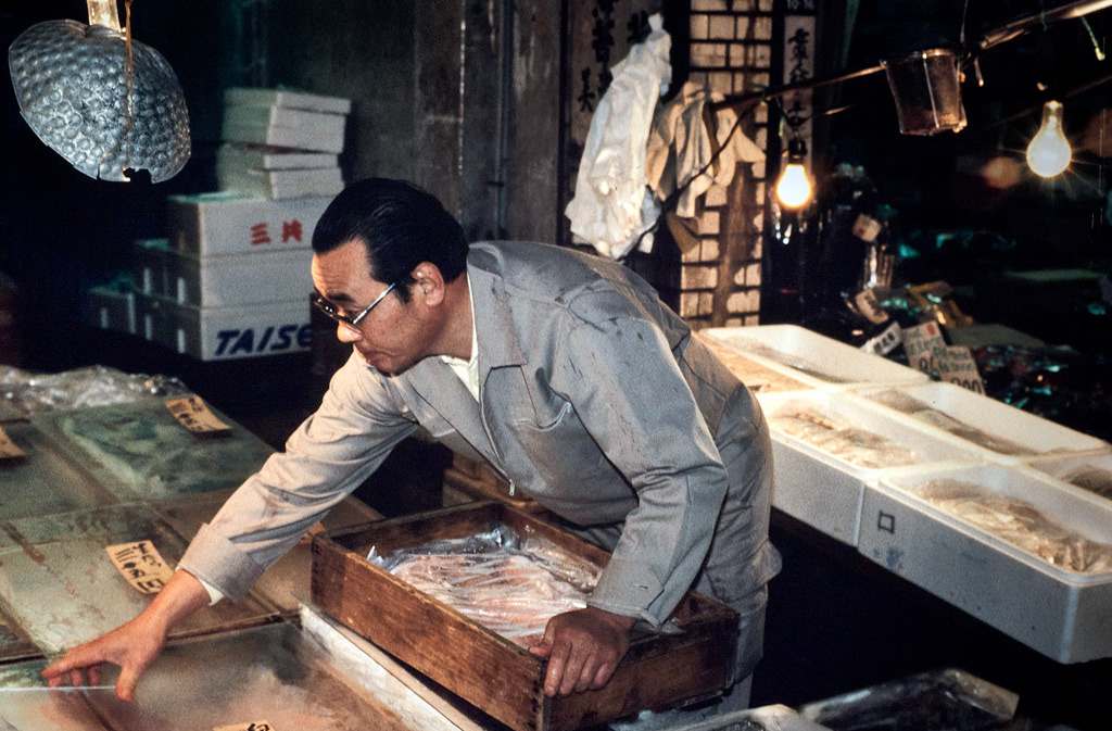 Japon-Tokyo-Marché aux poissons-Tsukiji-31-10-90