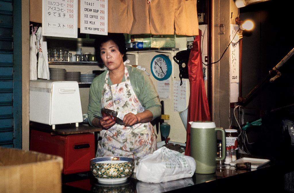 Japon-Tokyo-Marché aux poissons-Tsukiji-31-10-90
