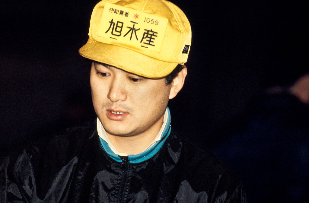 Japon-Tokyo-Marché aux poissons-Tsukiji-31-10-90