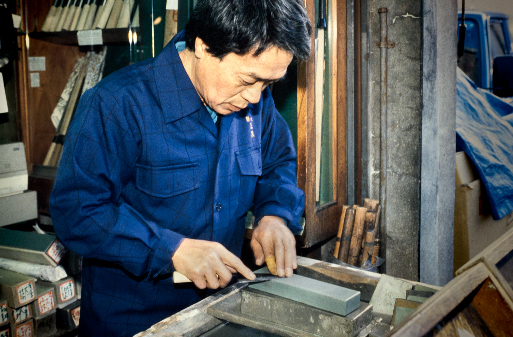 Japon-Tokyo-Marché aux poissons-Tsukiji-31-10-90