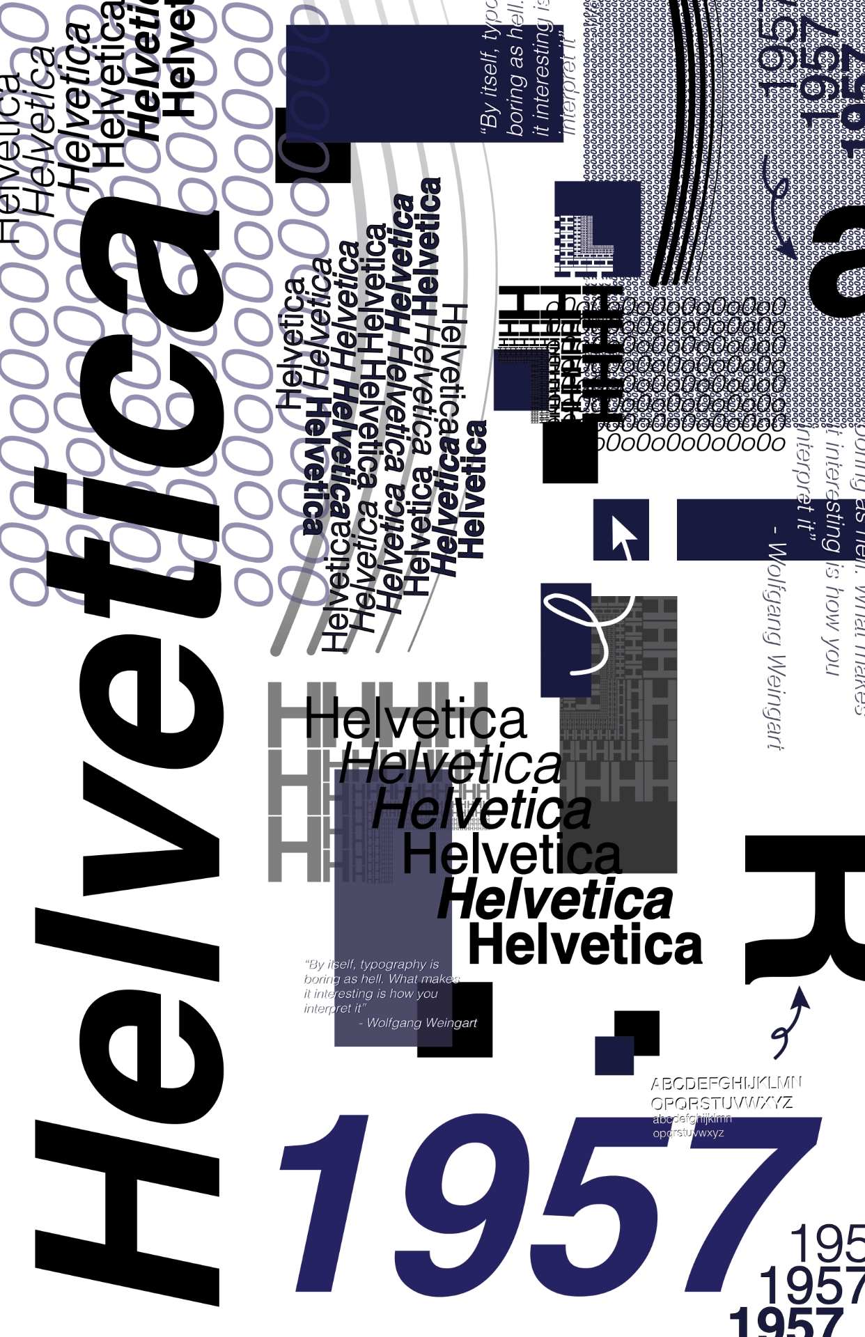 Helvetica Zine Cover