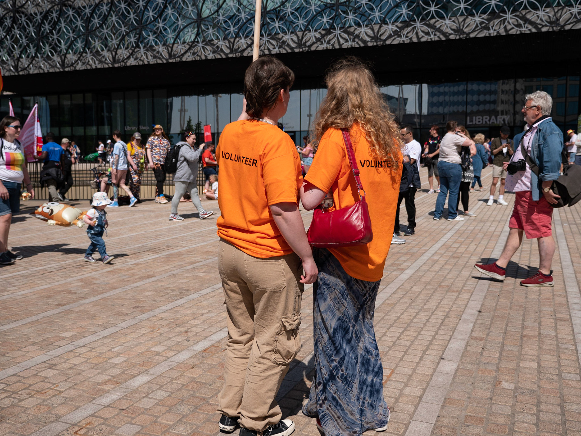 Two Volunteers & Photographer