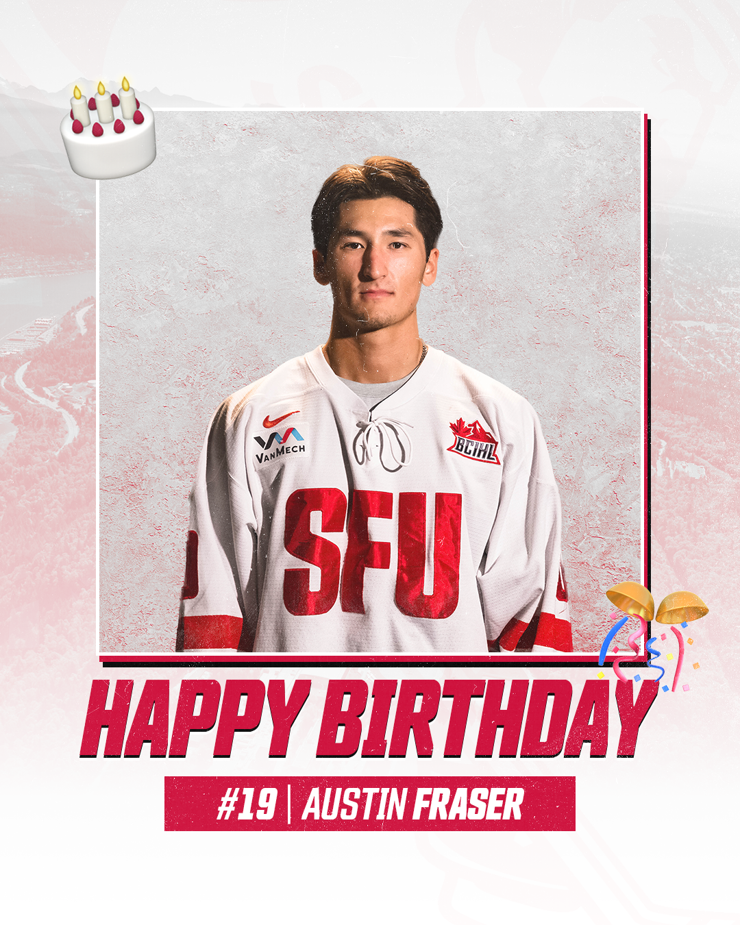 Birthday post for forward Austin Fraser