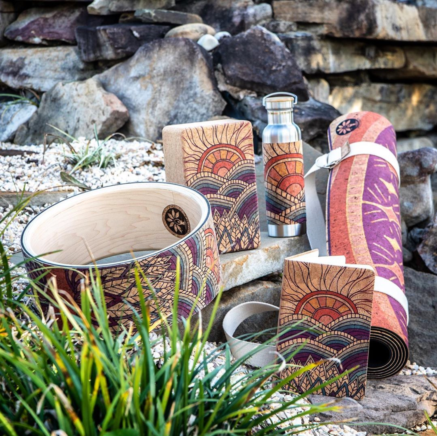 Yoloha Yoga Mountain Magic Yoga Accessory Collection