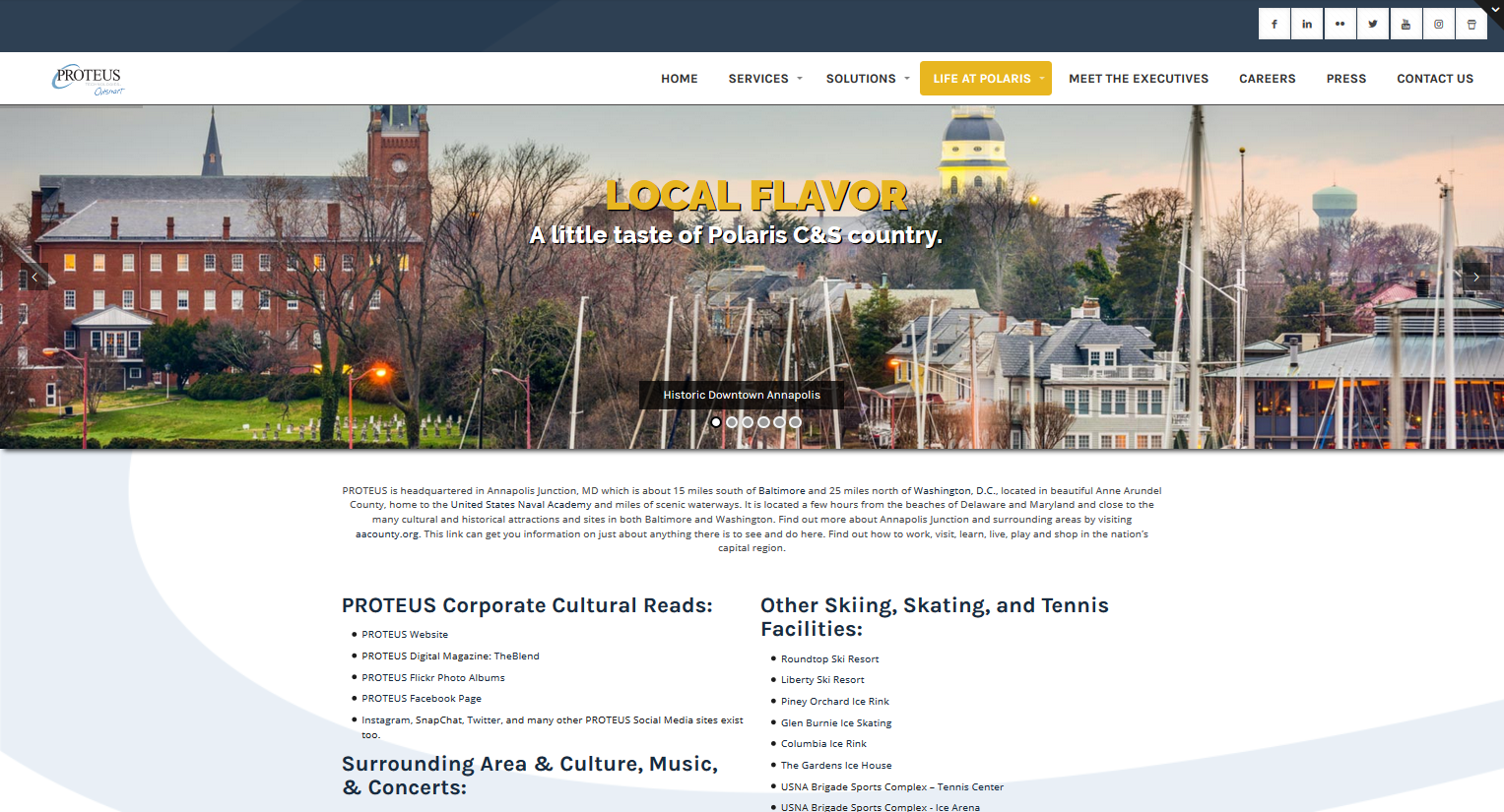 Corporate Webpage Design - WordPress