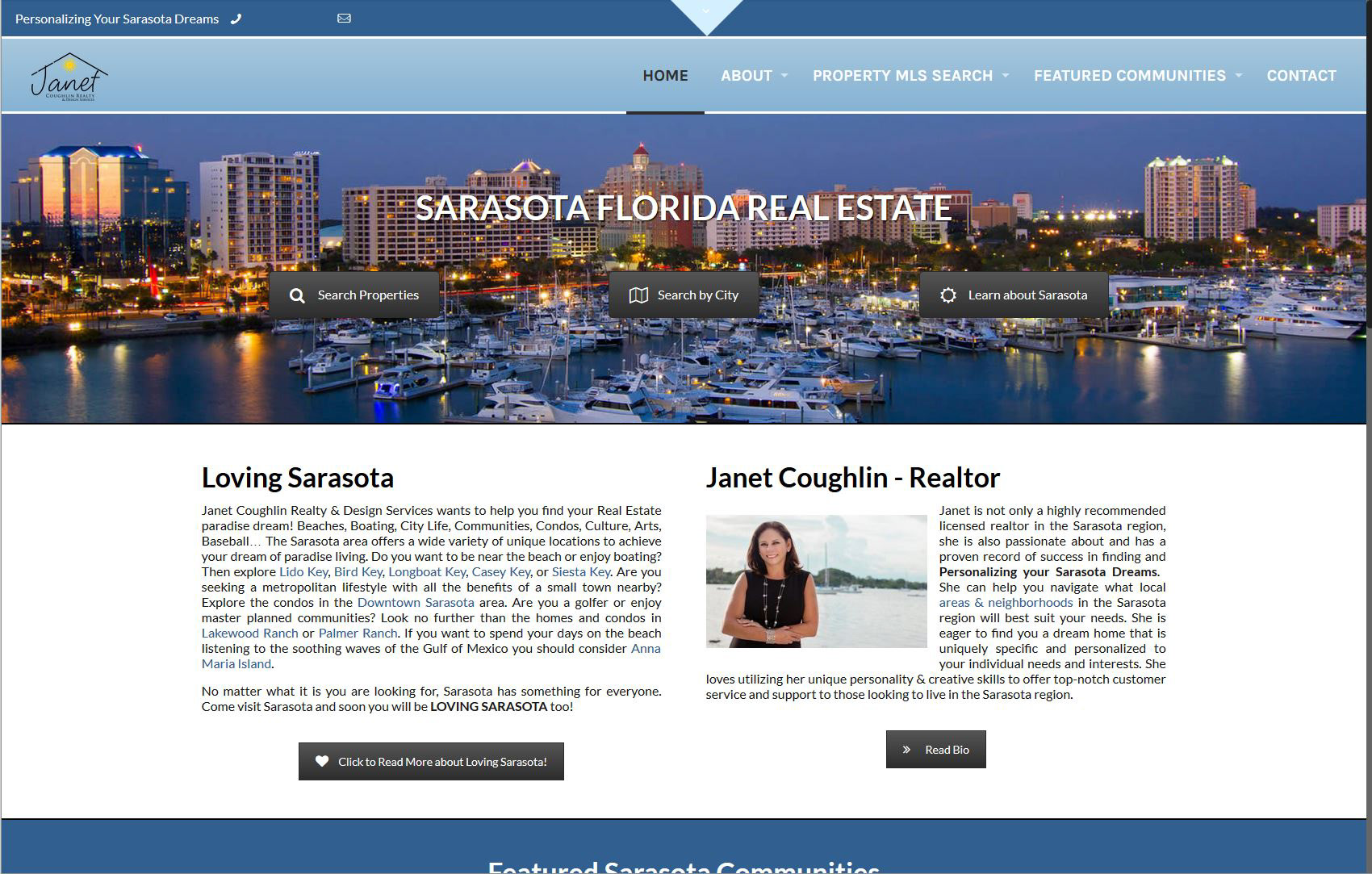 Realtor Website with MLS search