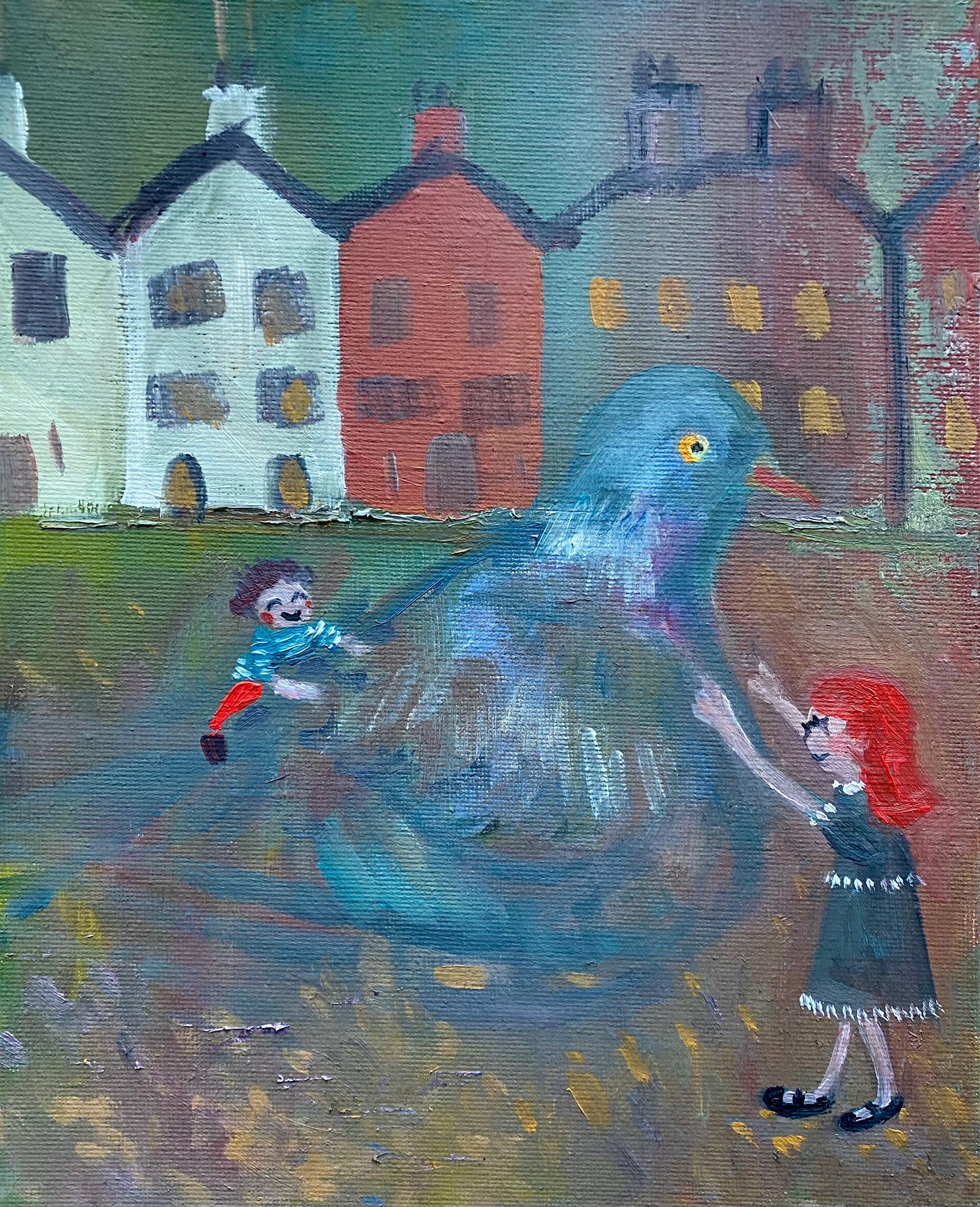 AWAY, 2023. OIL ON CANVAS.