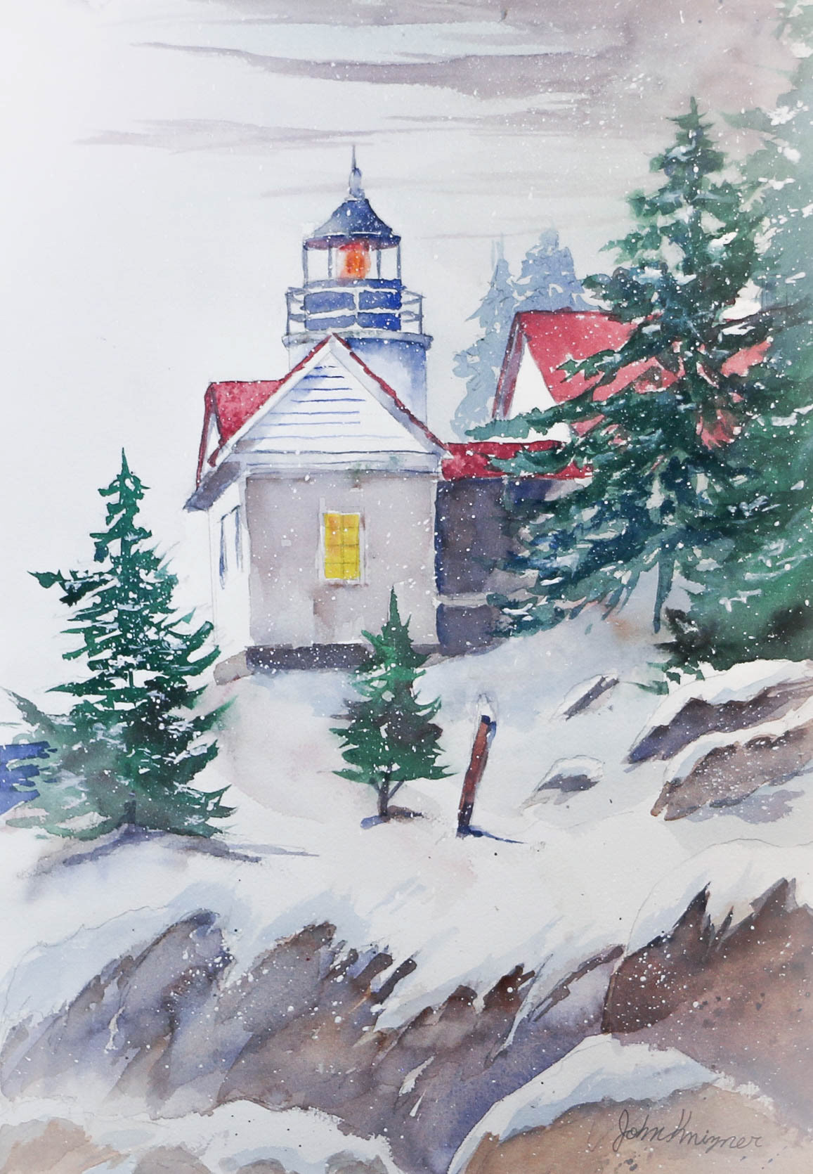 Winter Lighthouse