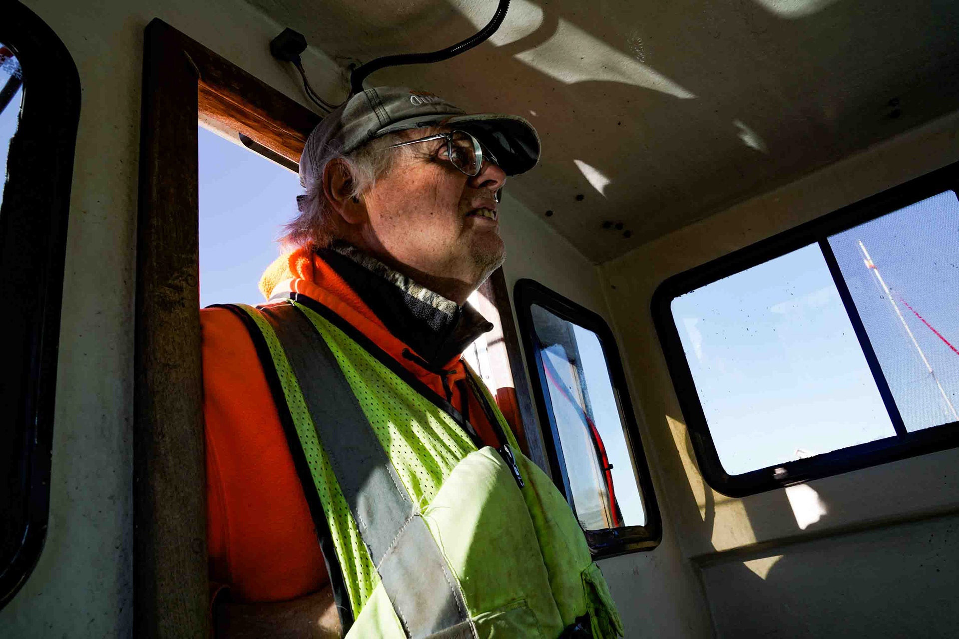 UFI Scientist Bruce Wagner enters the boat used to reach the water monitoring buoys on Onondaga Lake on Monday, October 27.  Wagner has lived in Liverpool, New York for his entire life, and takes pride in his actions to protect the lake and its wildlife. "One of  the punishments from my [high school] teachers was that they were gonna throw us in Onondaga Lake if we didn't behave," Wagner  said, "but since then I have watched it, you know, for 60 years change so much. It has really come a long way."