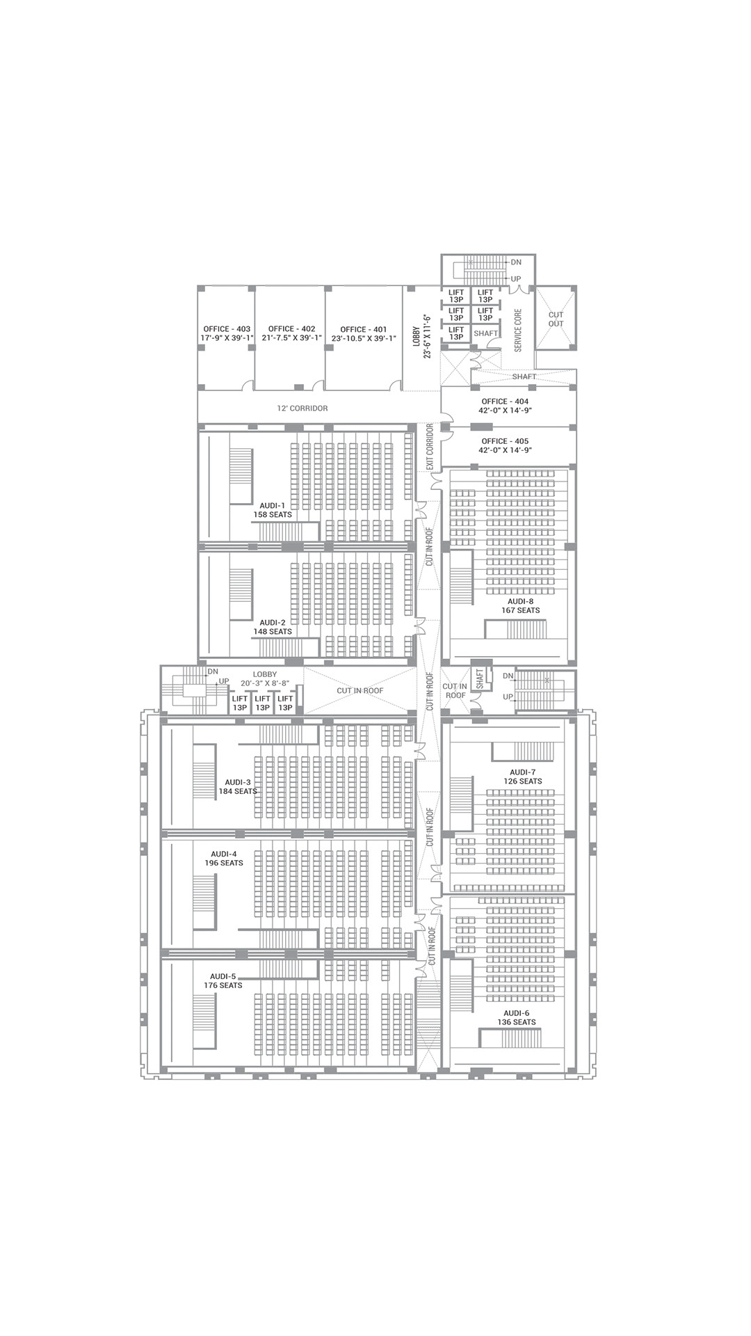 Fourth Floor Plan