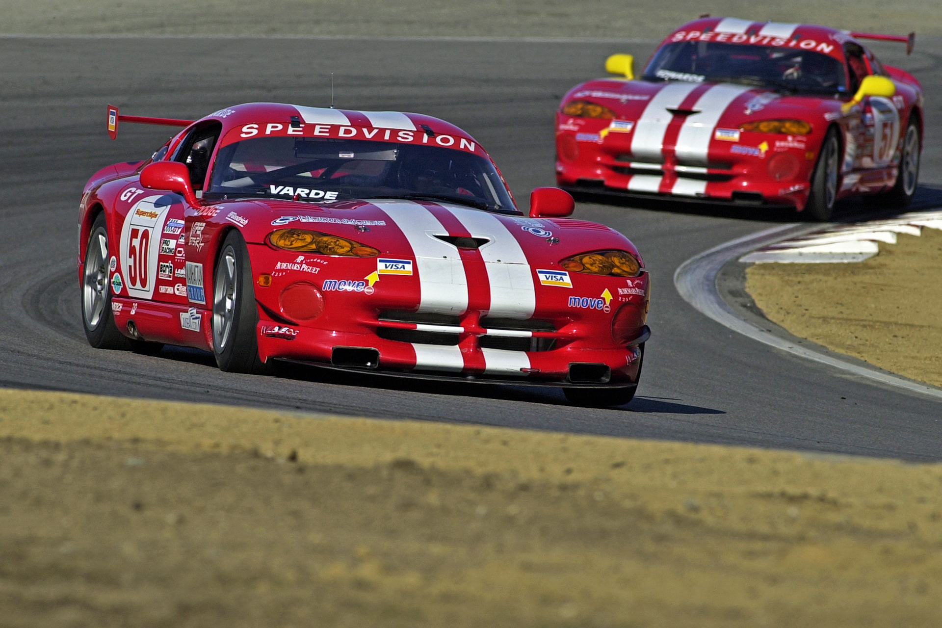 The Speedvision Viper Team at Laguna Seca.  ©  IAN DONALD