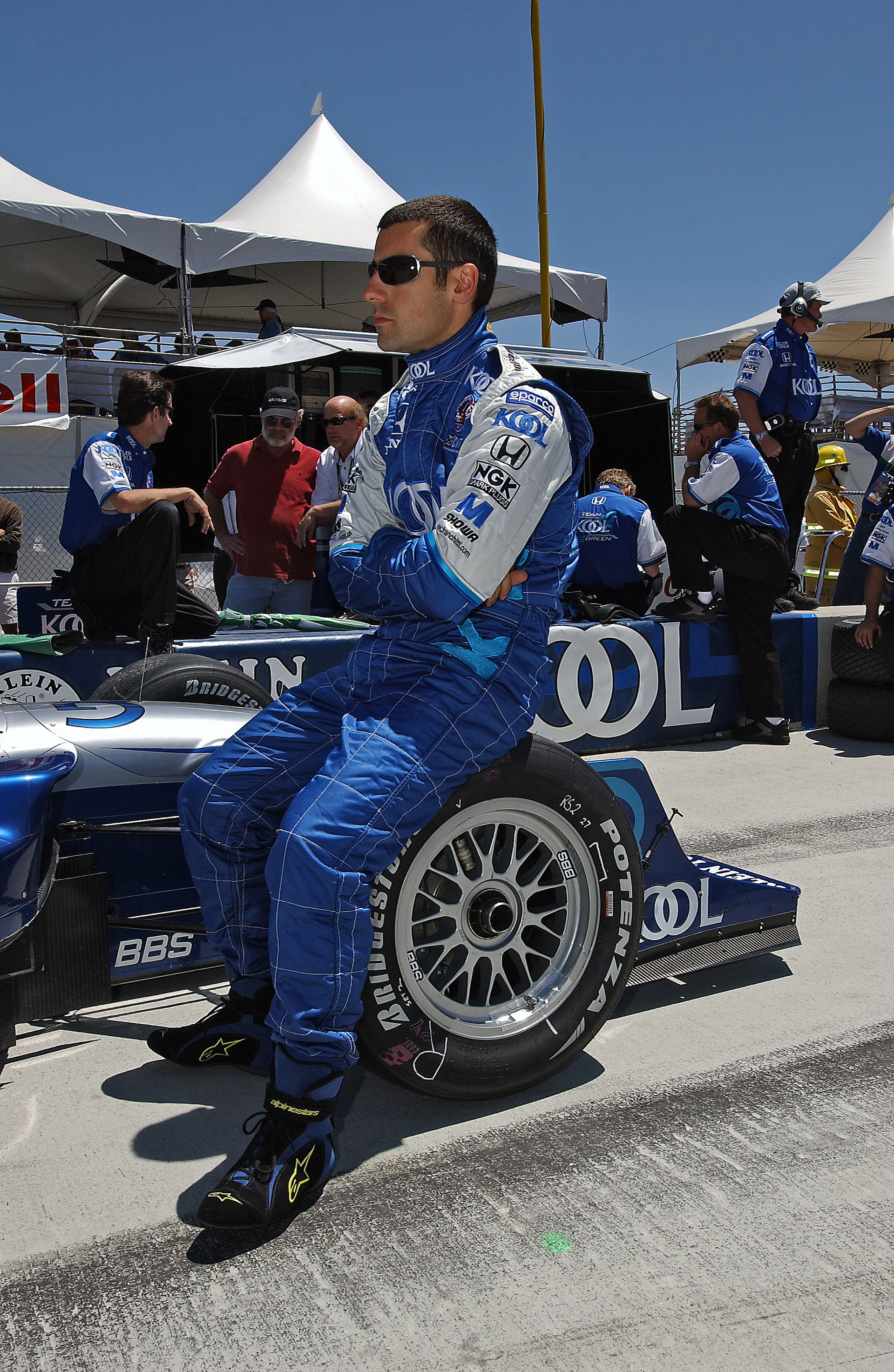 Dario Franchitti - lost in thought... ©  IAN DONALD