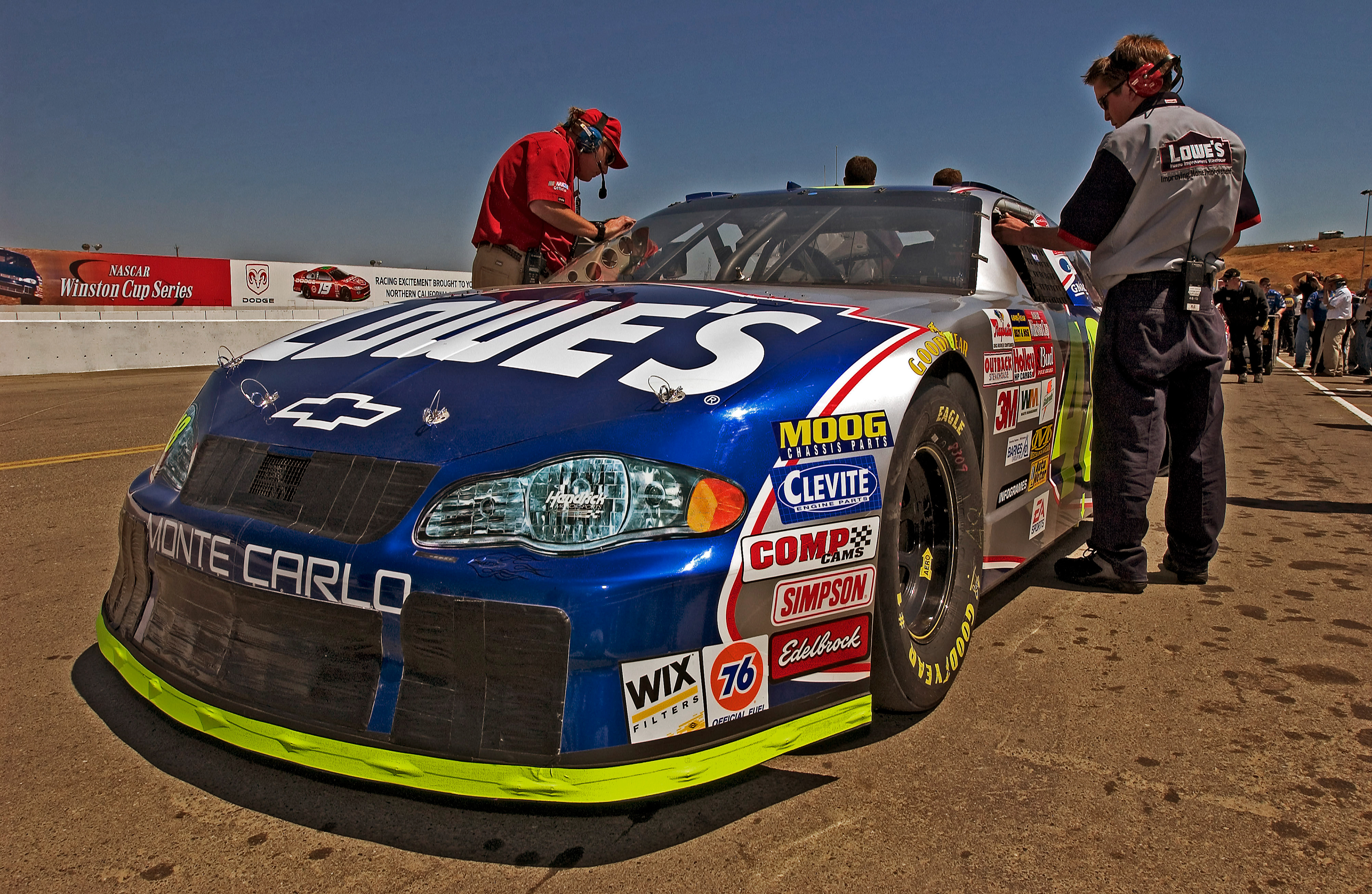 Jimmie Johnson about to start a Qualifying run   © IAN DONALD