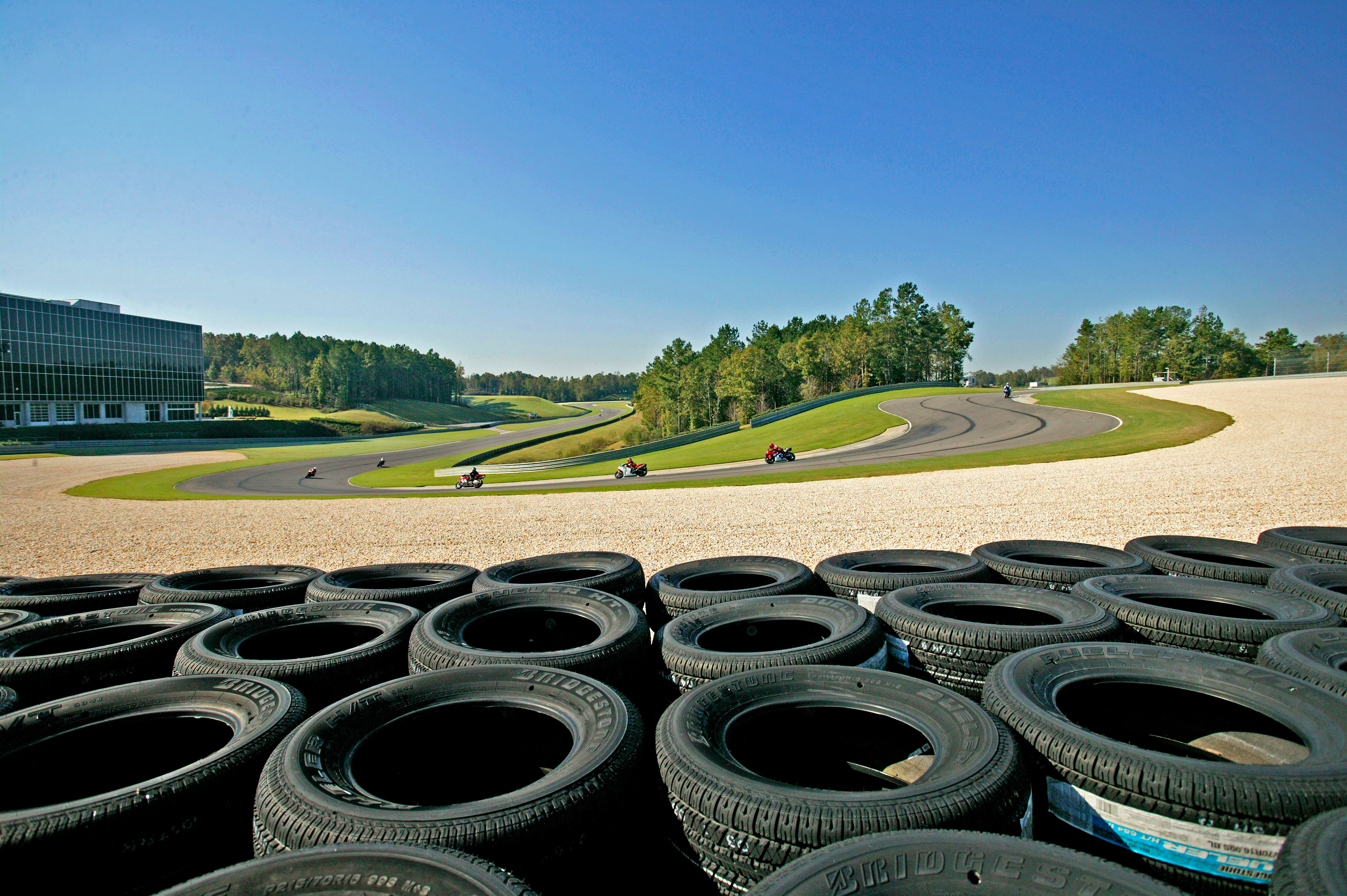 Barber Motorsports Park - a pristine showpiece - even the tire barriers were made of new sticker tires...  ©  IAN DONALD