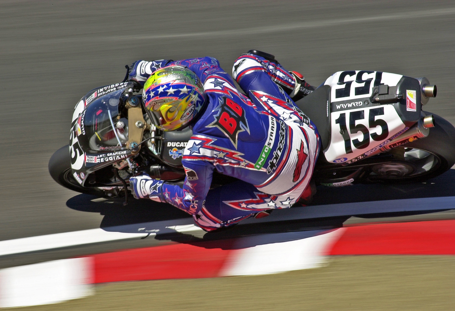 Ben Bostrom WSB Ducati at Laguna  ©  IAN DONALD