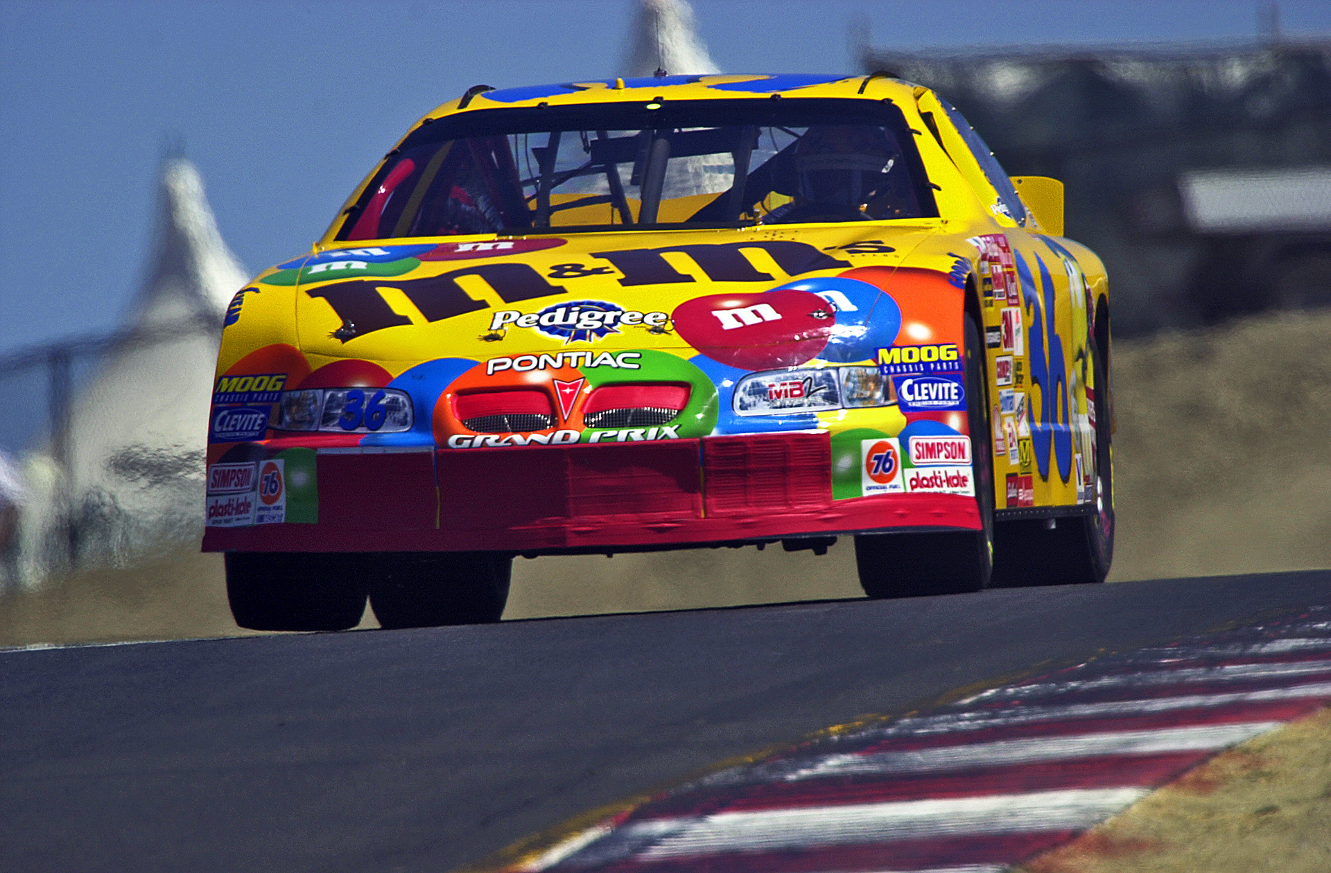 Ken Schrader's #36 M & Ms Pontiac...  ©  IAN DONALD