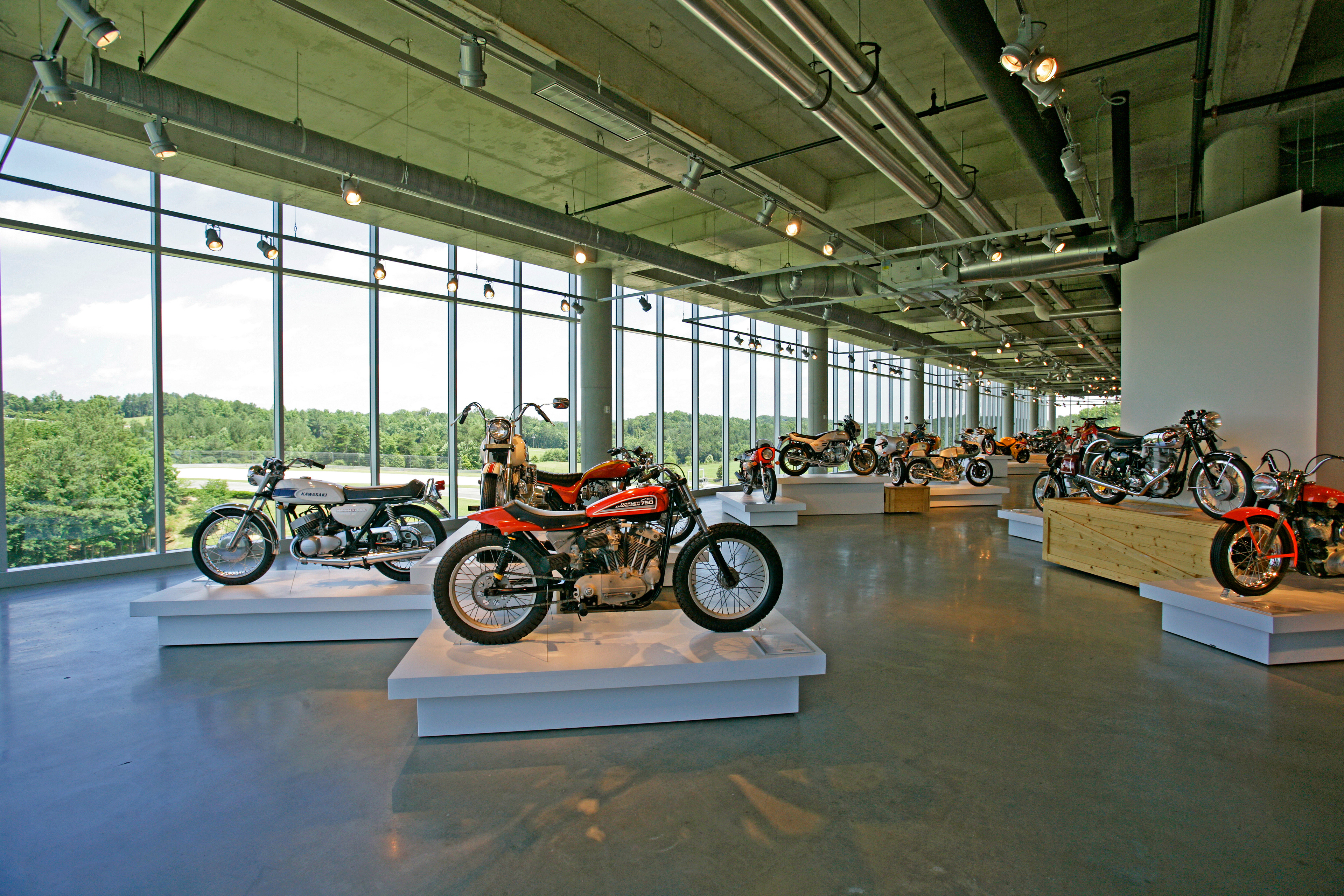 Barber Motorsports Museum - situated overlooking Turn 9 at the track. A visit to the The Barber Museum should be on every motorcyclist's "Bucket List"...  ©  IAN DONALD
