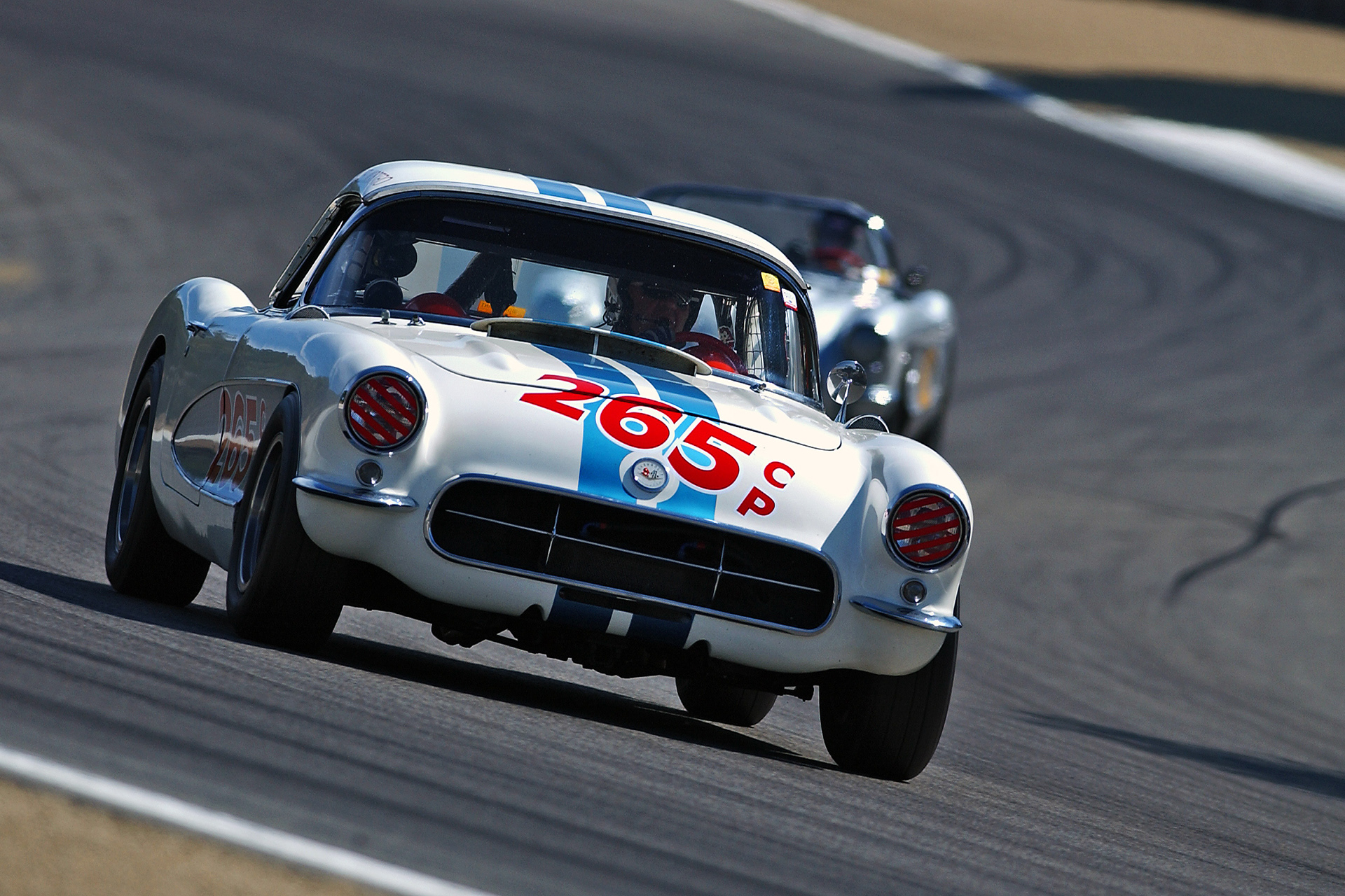 Classic Corvettes at the Monterey Historics.  ©  IAN DONALD