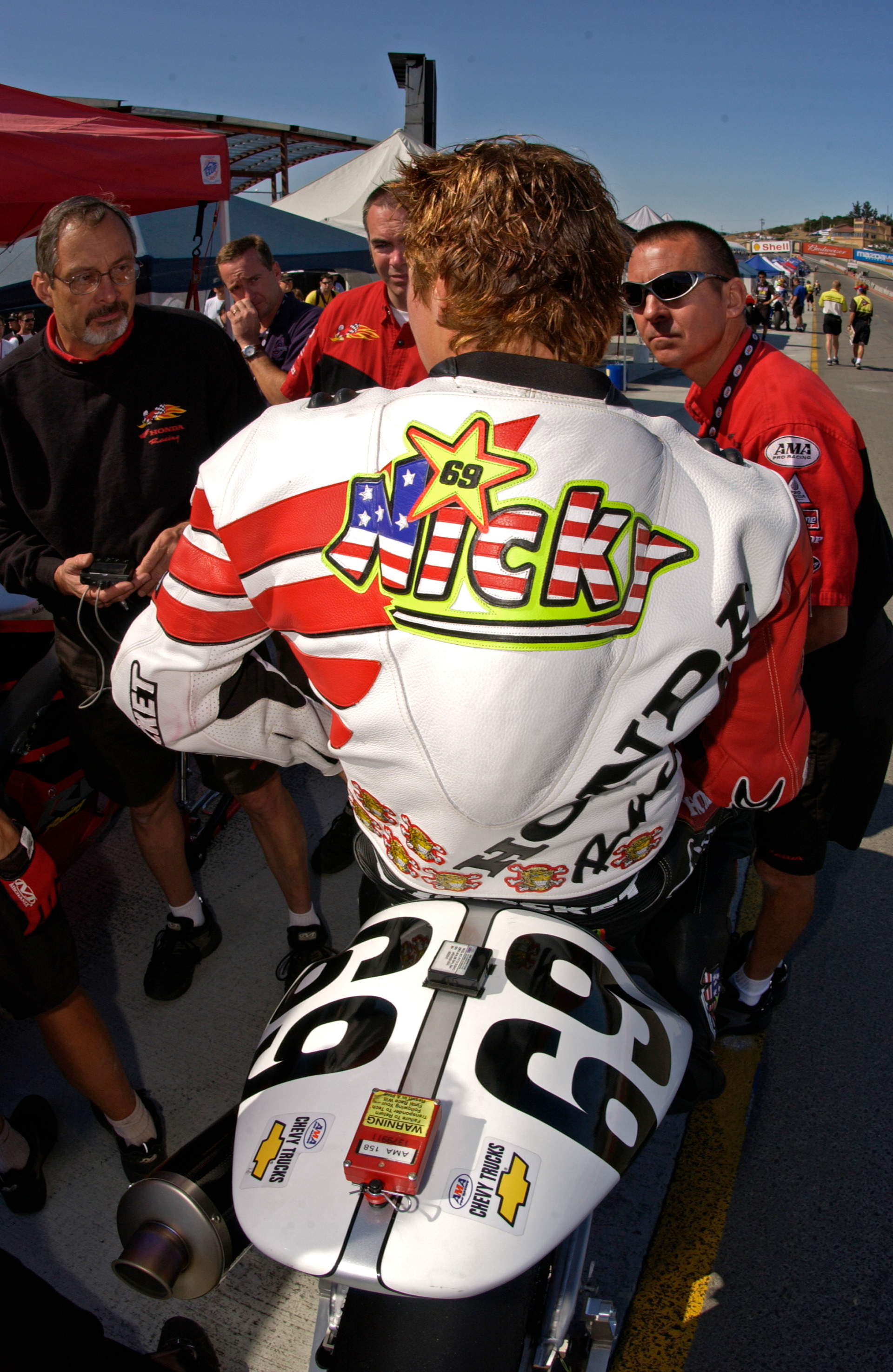 #69 - Nicky Hayden.  ©  IAN DONALD
