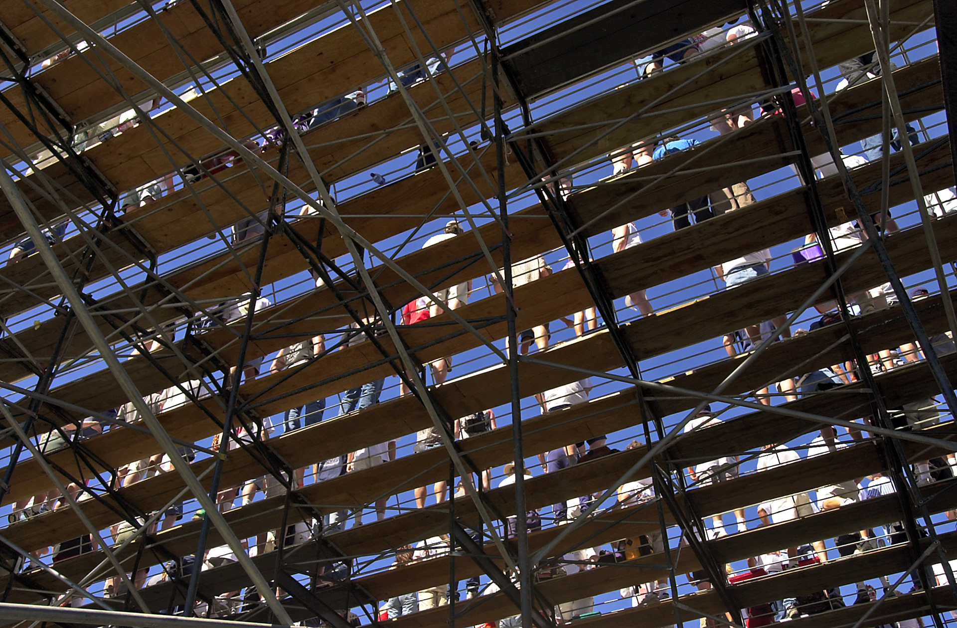 Temporary terracing at Sears in 2000.  ©  IAN DONALD