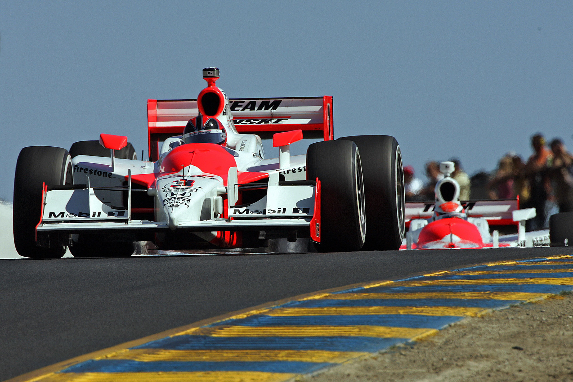 Penske cars in line at Sonoma...  ©  IAN DONALD