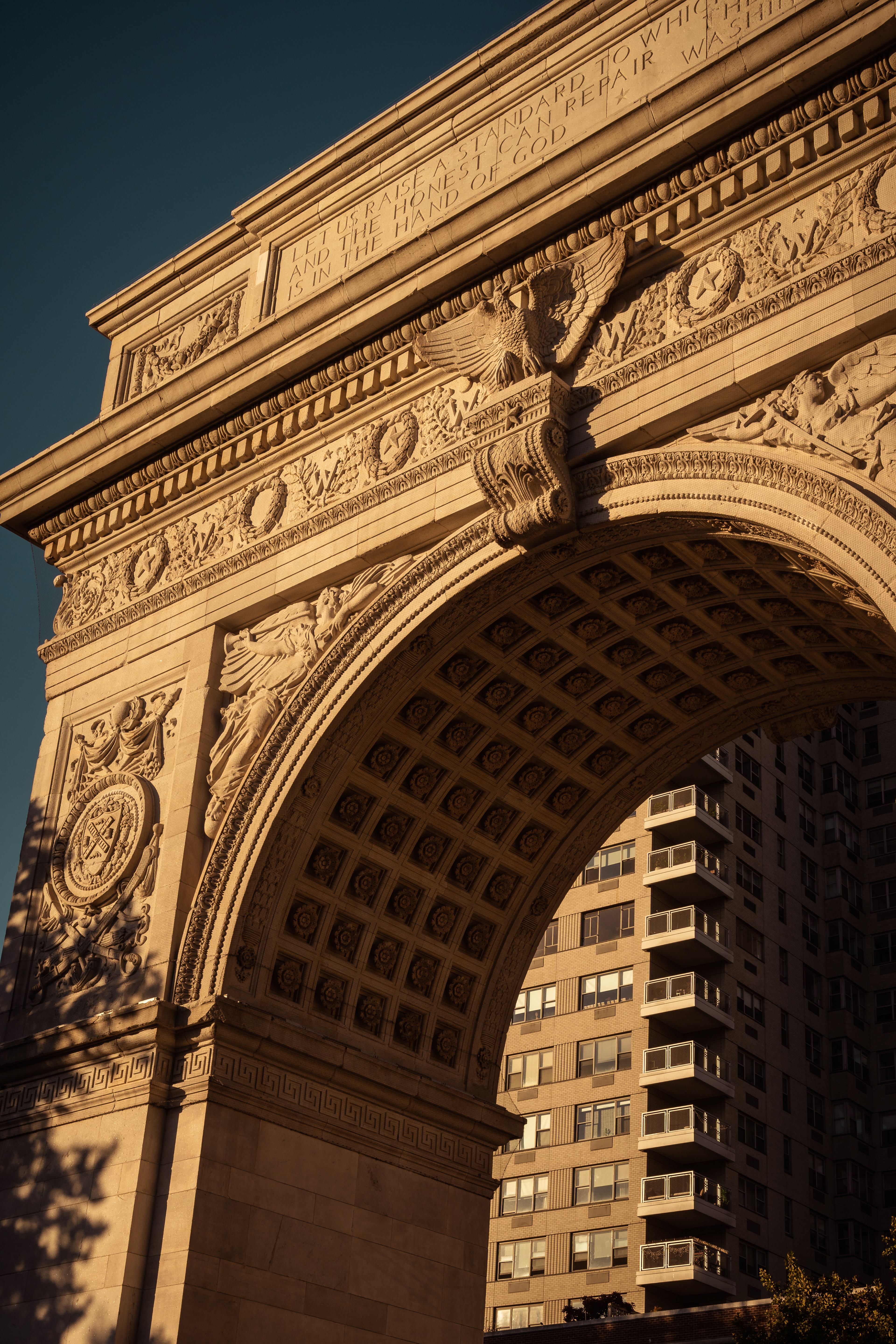 Washington Square Park Close Up