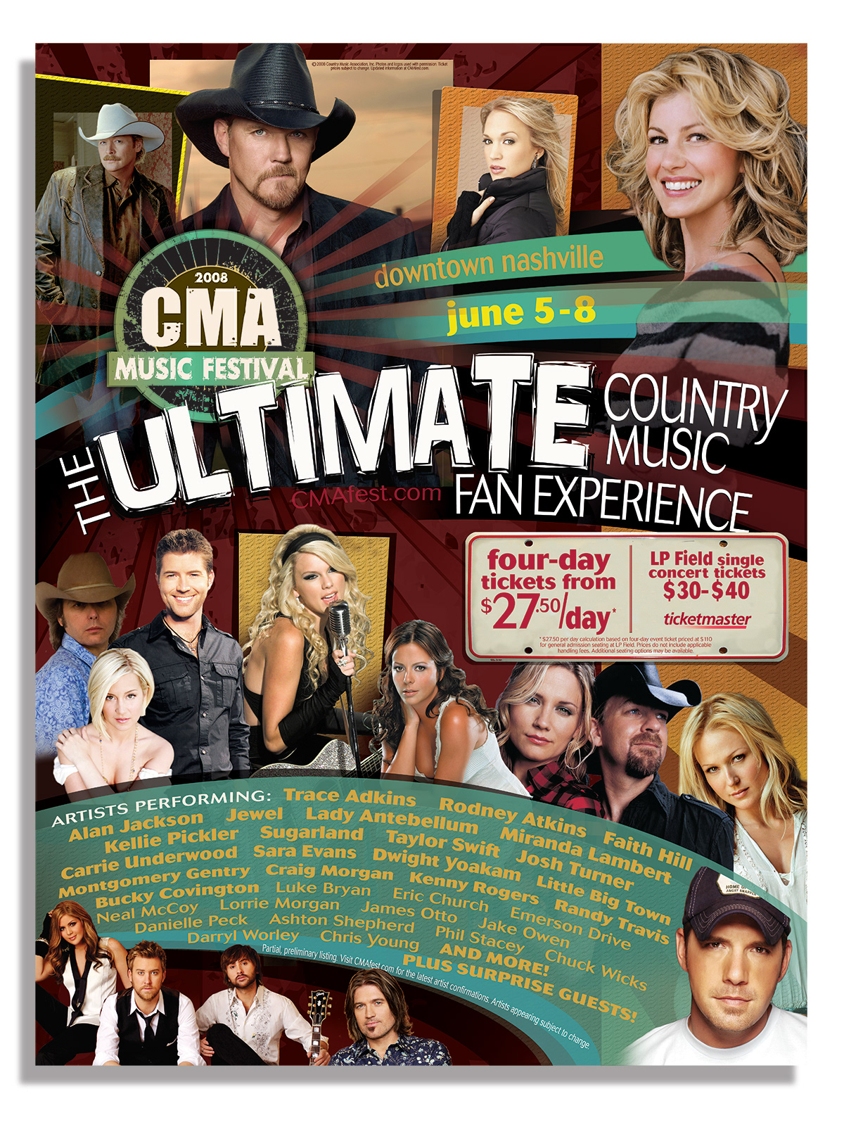 CMA Fest Poster (Front)