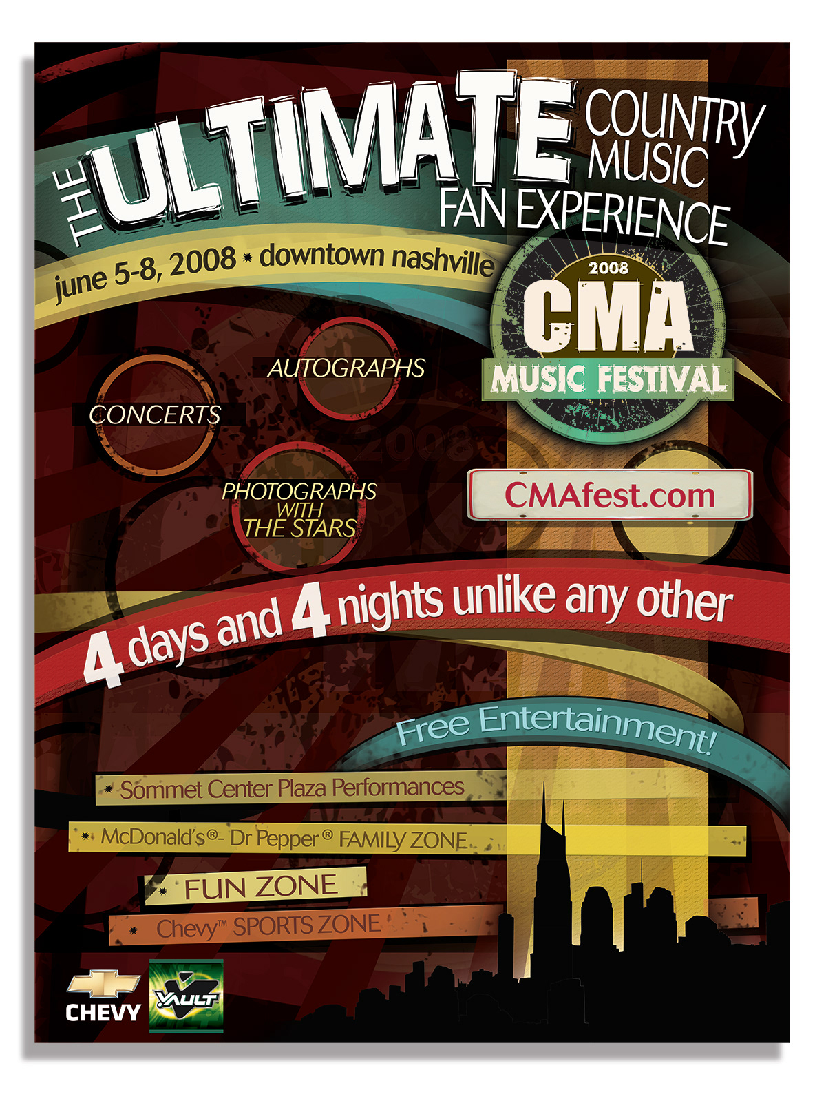 CMA Fest Poster (Back)
