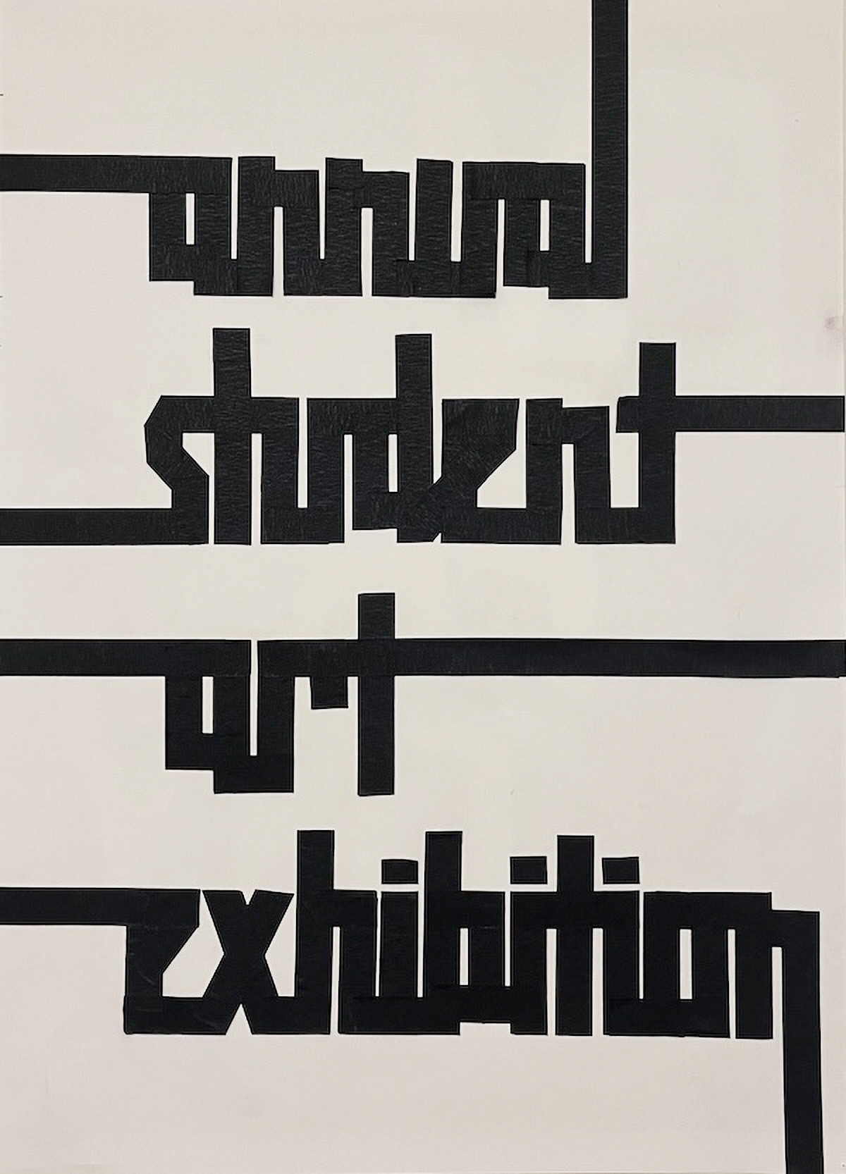 Tape on Poster