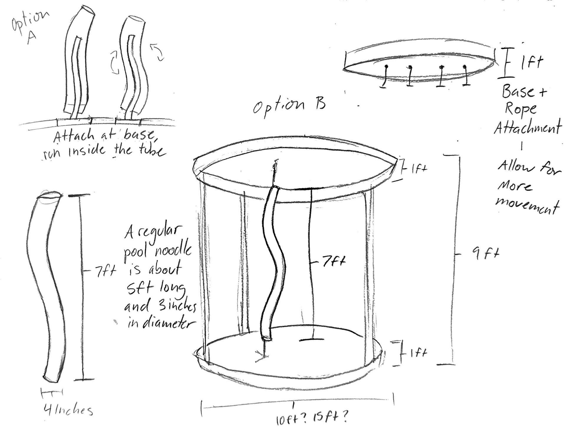 Explorations of the Structure (Morgan's Sketch)