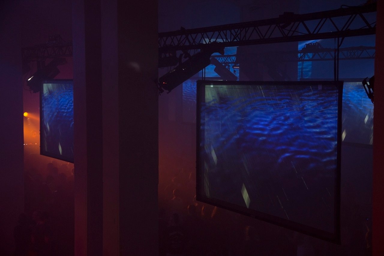 Folded Visuals VJ set at HYTKY 20V in Kattilahalli