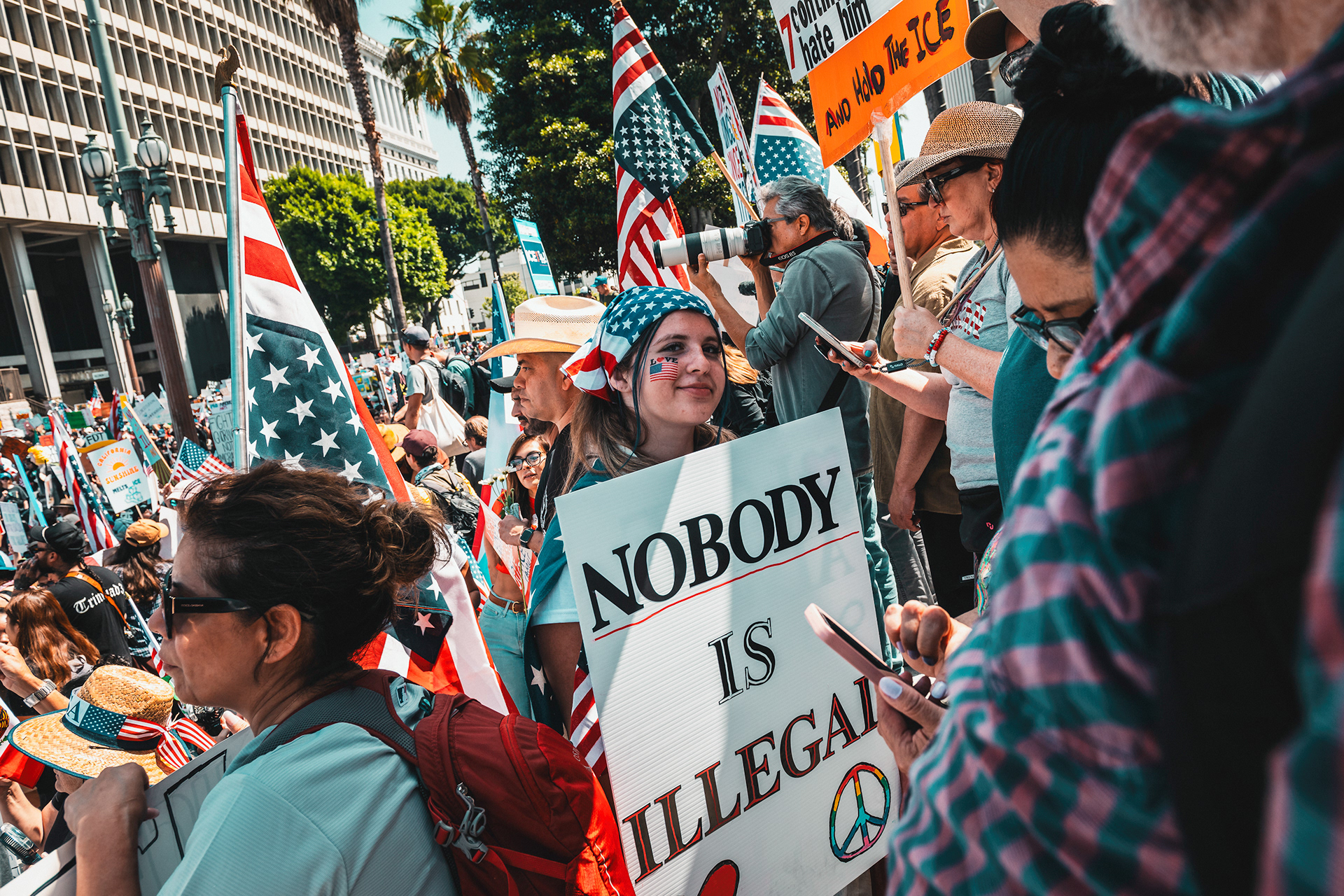 Los Angeles, No Kings Protest - June 14, 2025