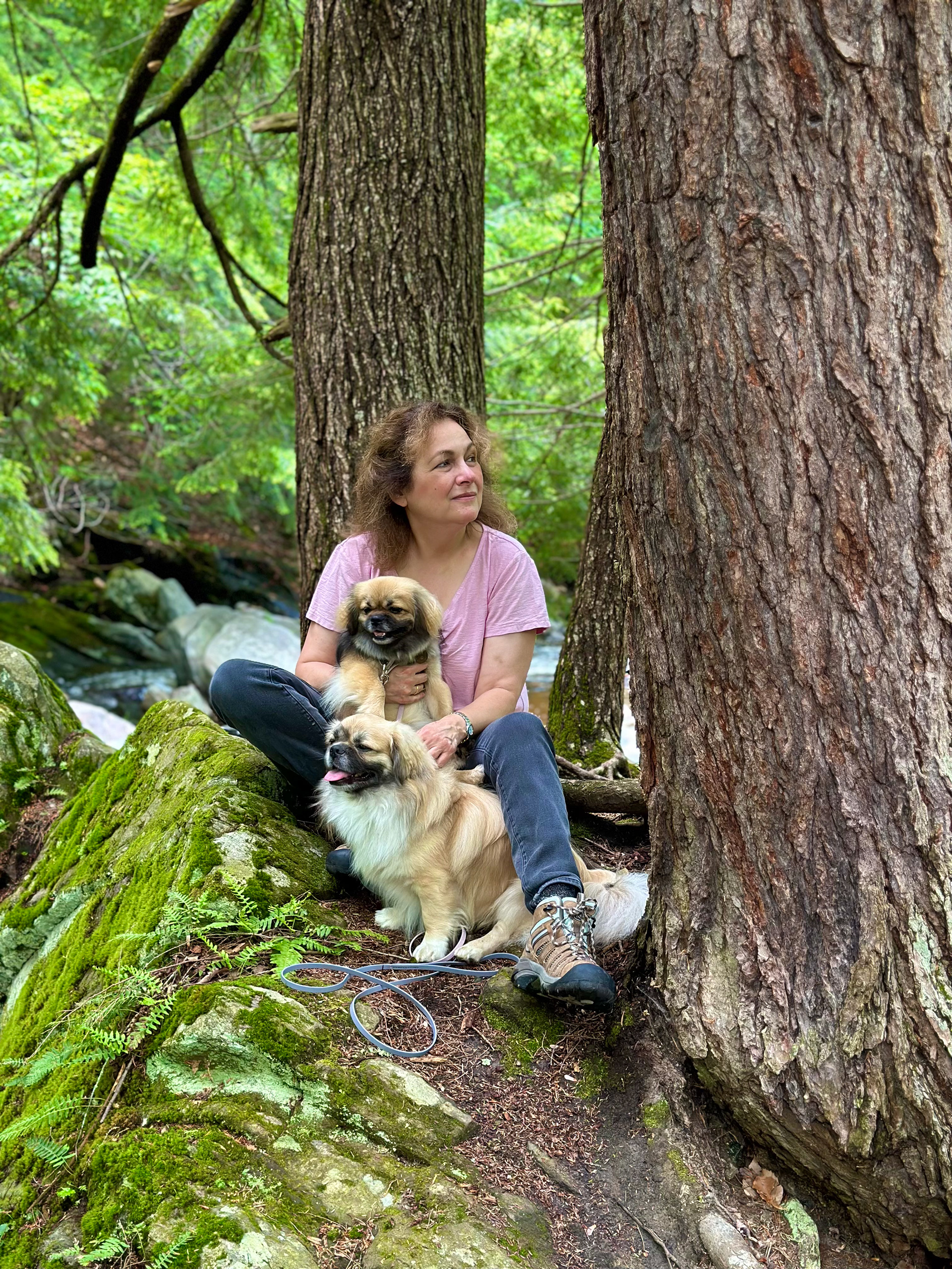 Portrait (Mom and Dogs)