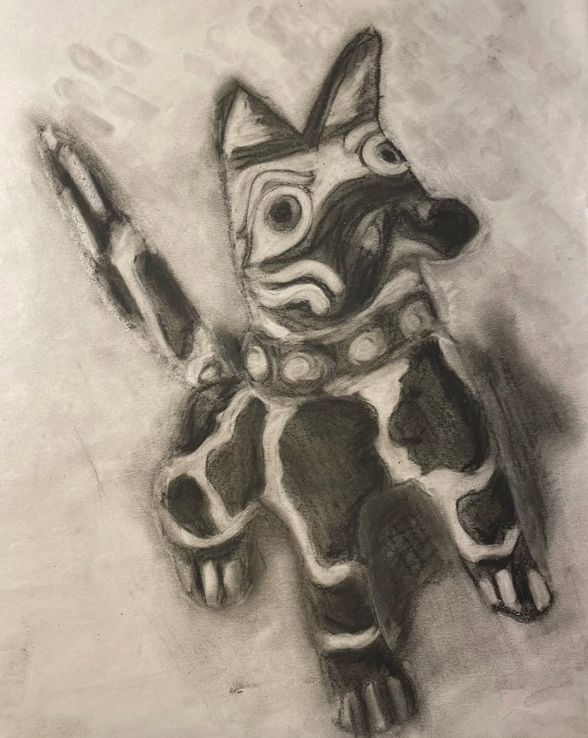 charcoal alebrije