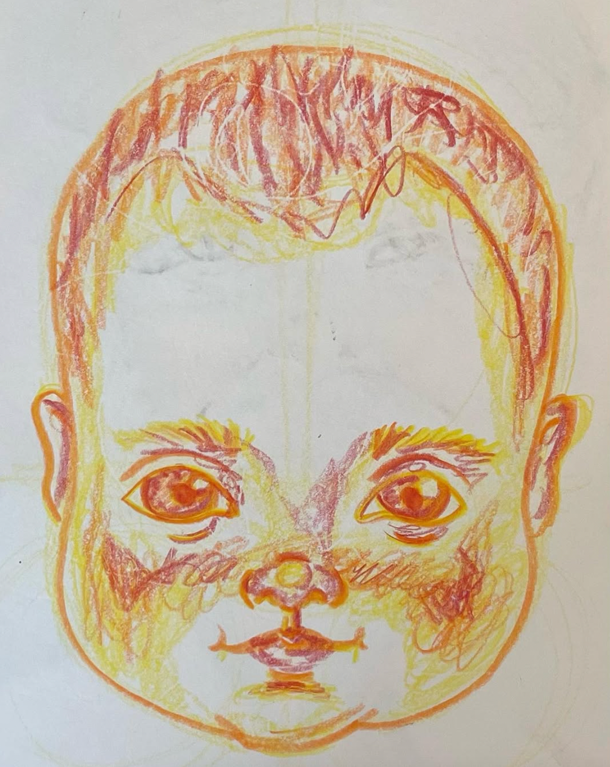 warm toned portrait practice