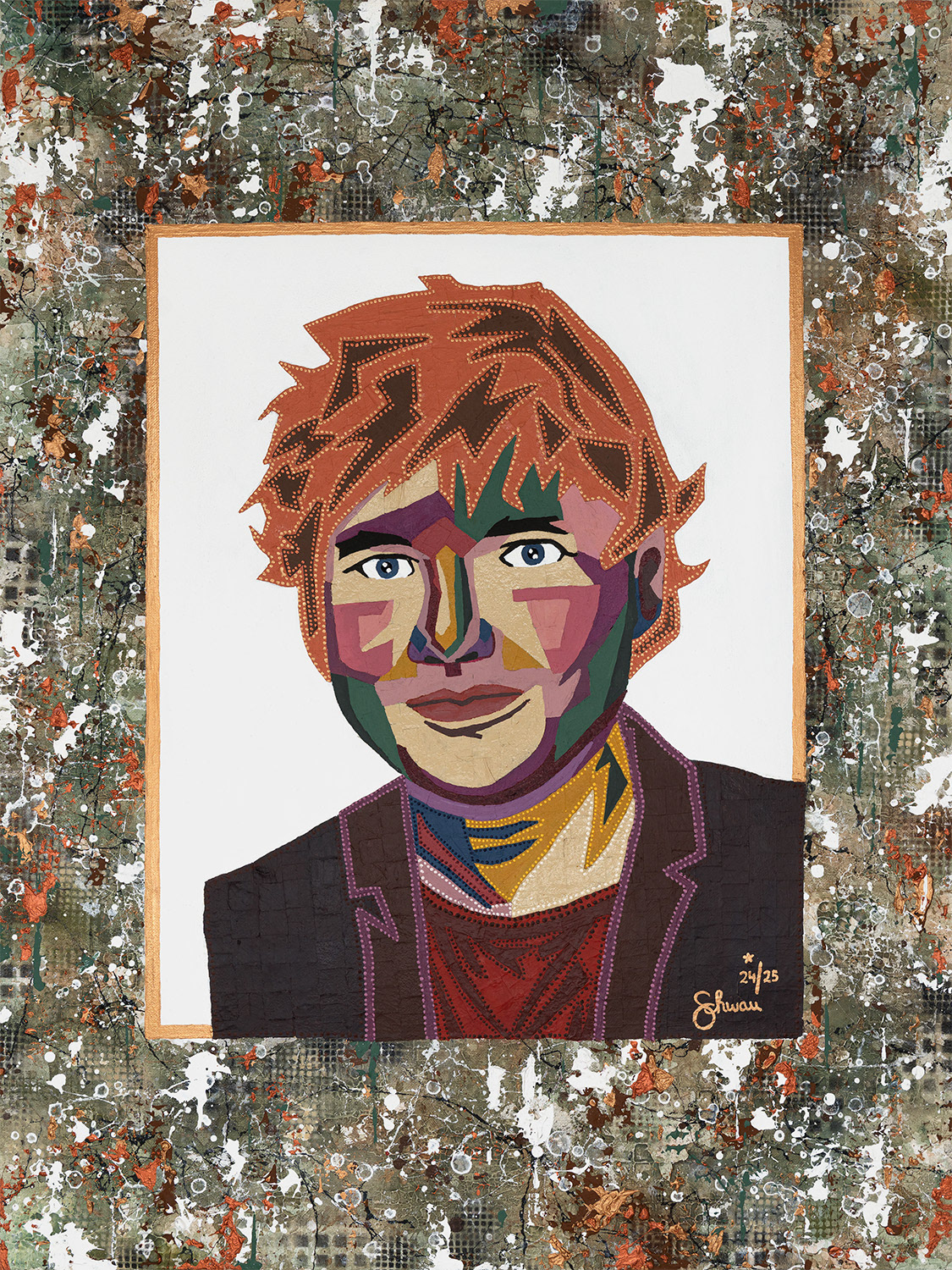 Ed Sheeran | Unikat | 80x60 cm