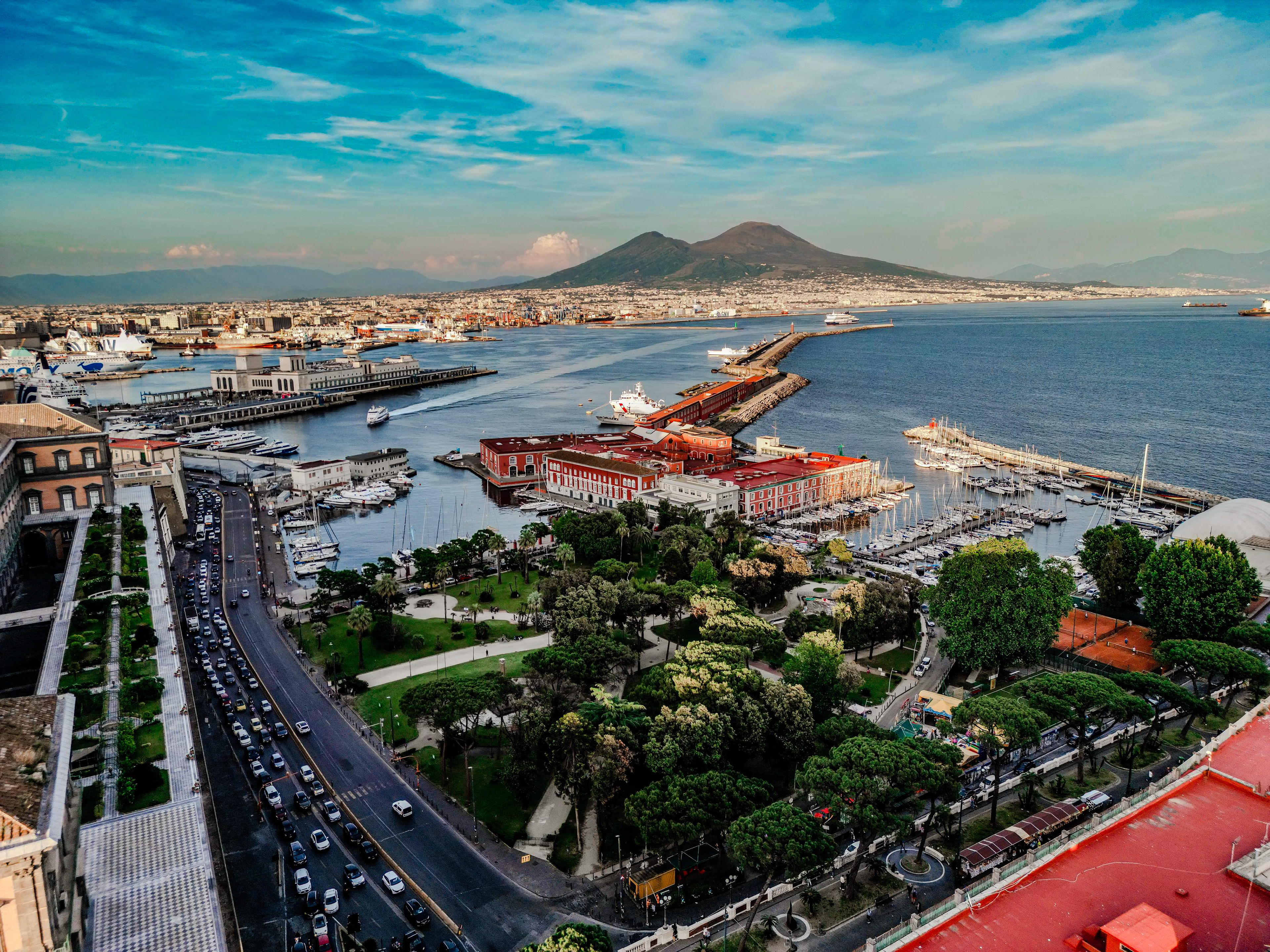 San Vincenzo Pier & Vesuvius