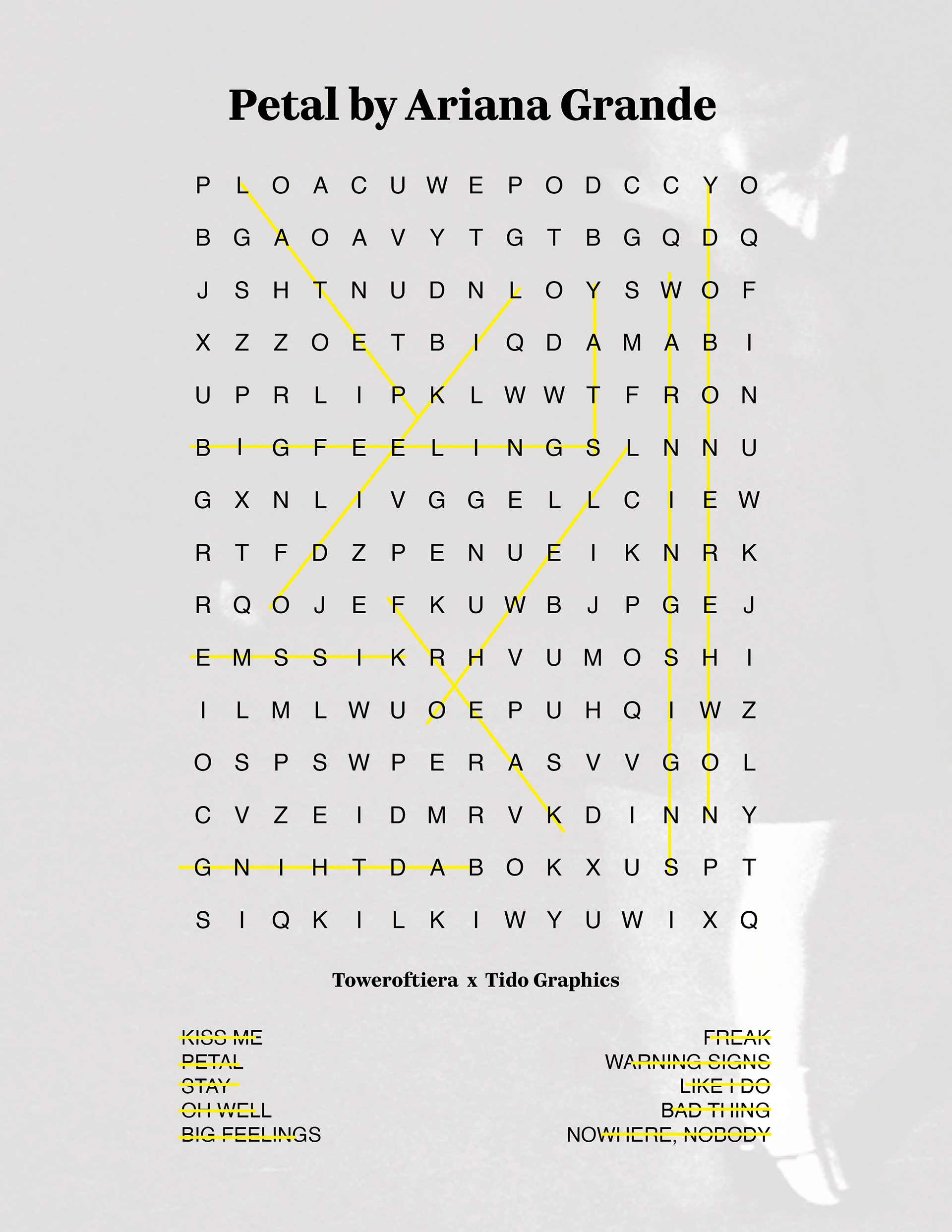 Petal Word Search Light Version KEY