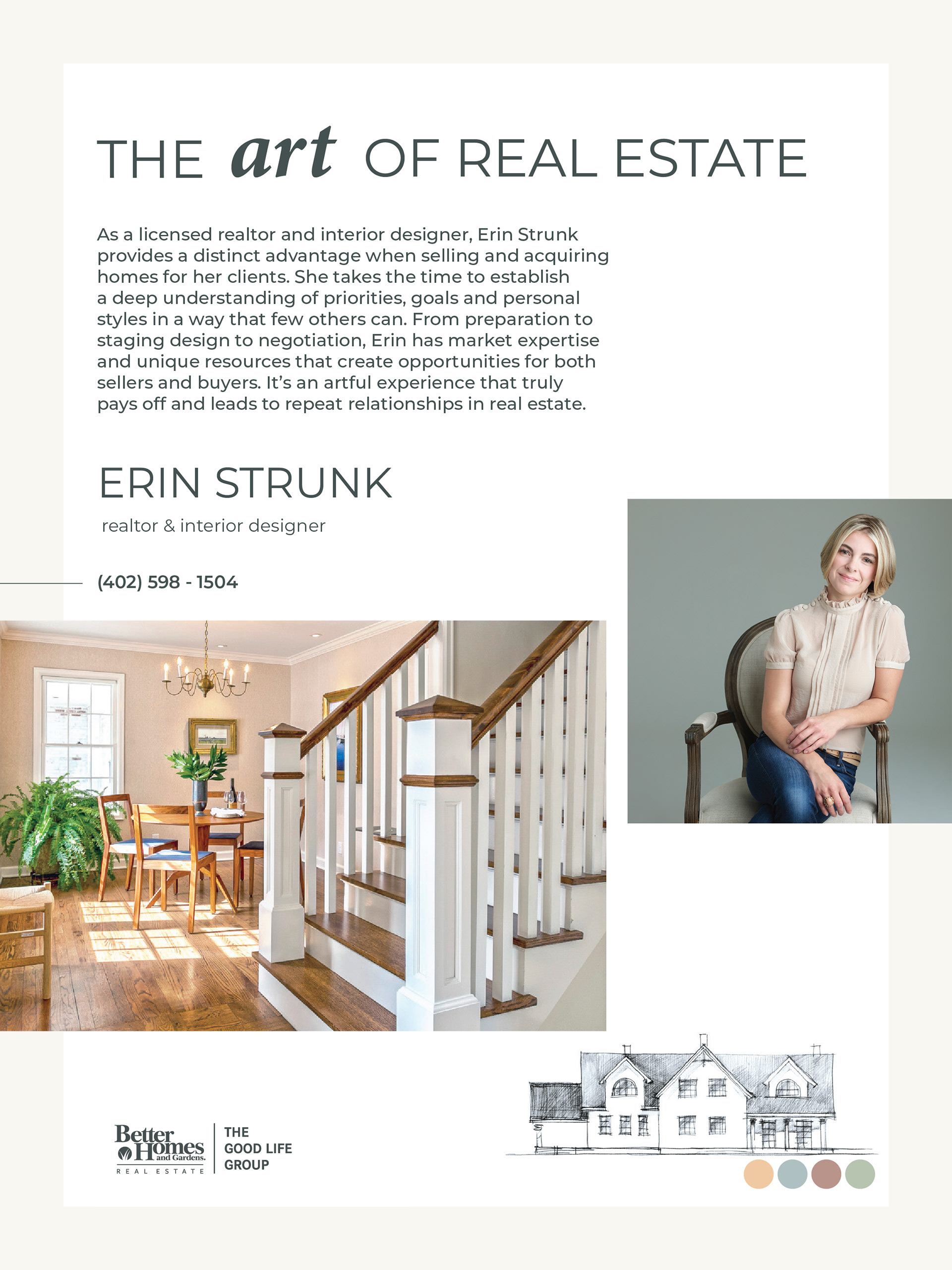 The Art of Real Estate Vertical Ad 
