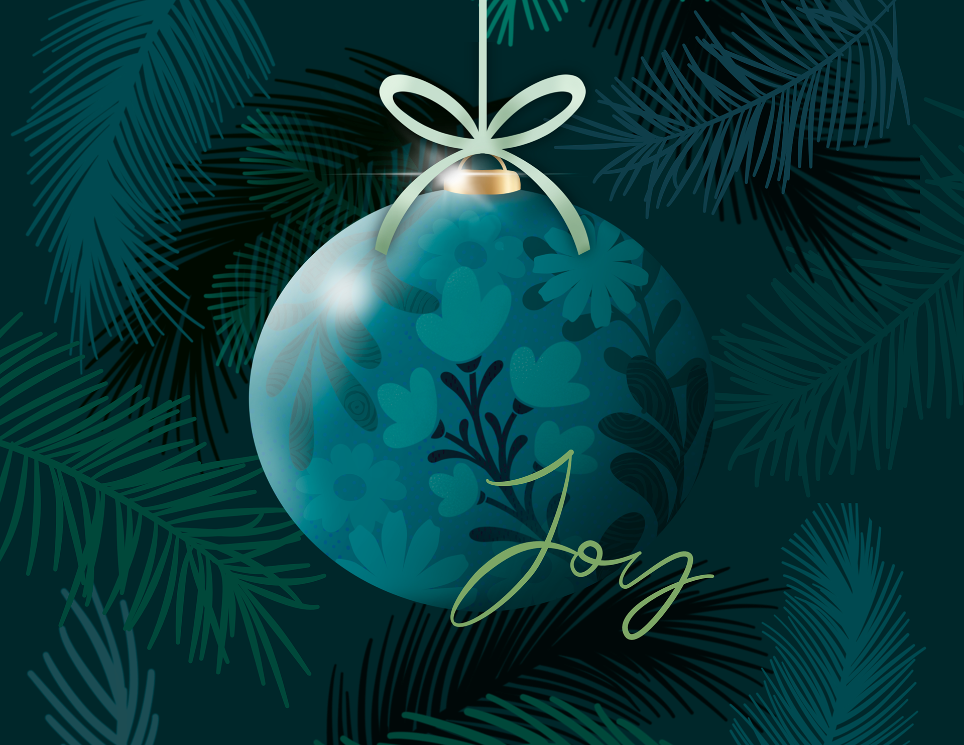 Del 1848 Navy Bauble