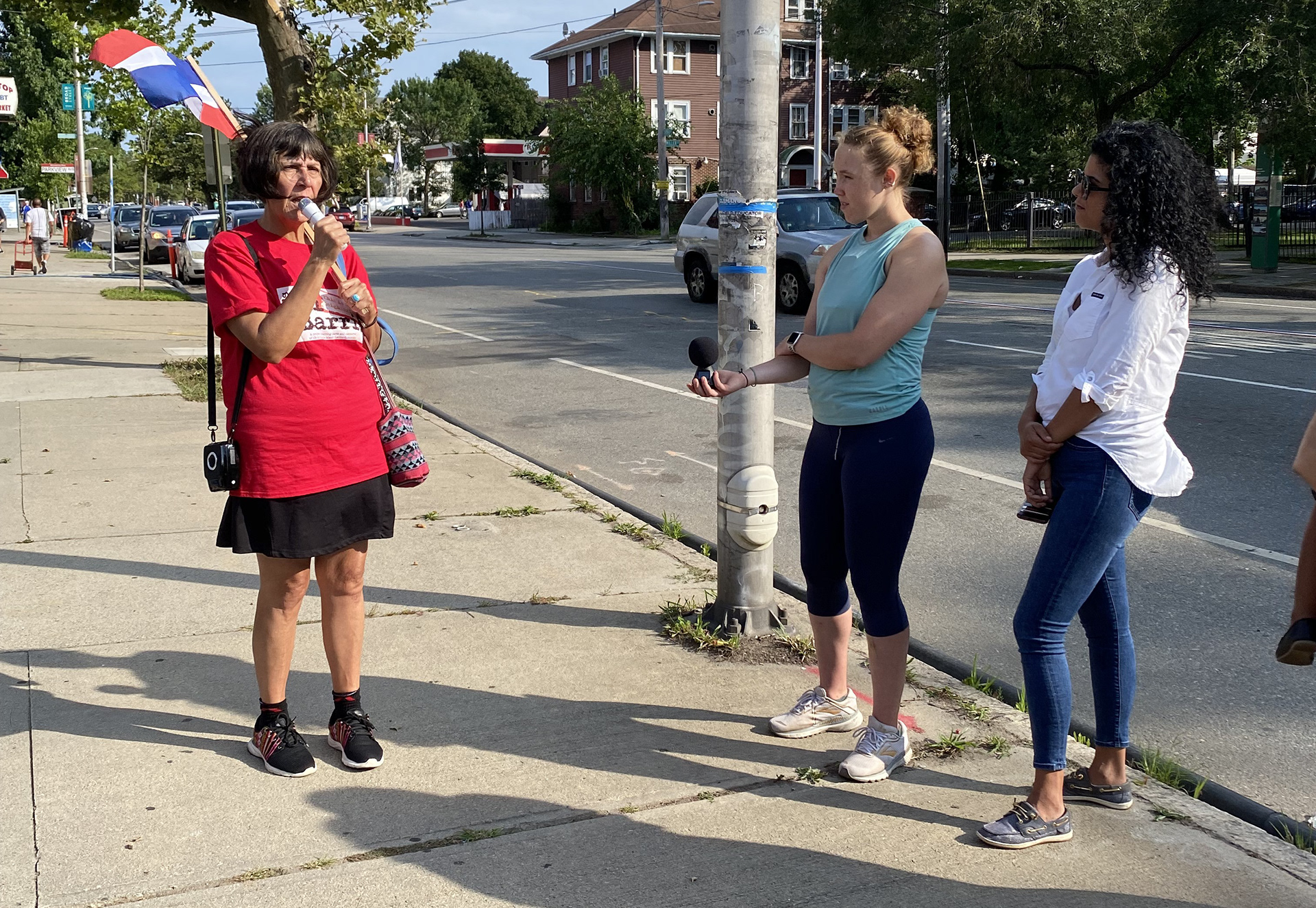 Helping out with one of Marta's Barrio Tours on Broad St