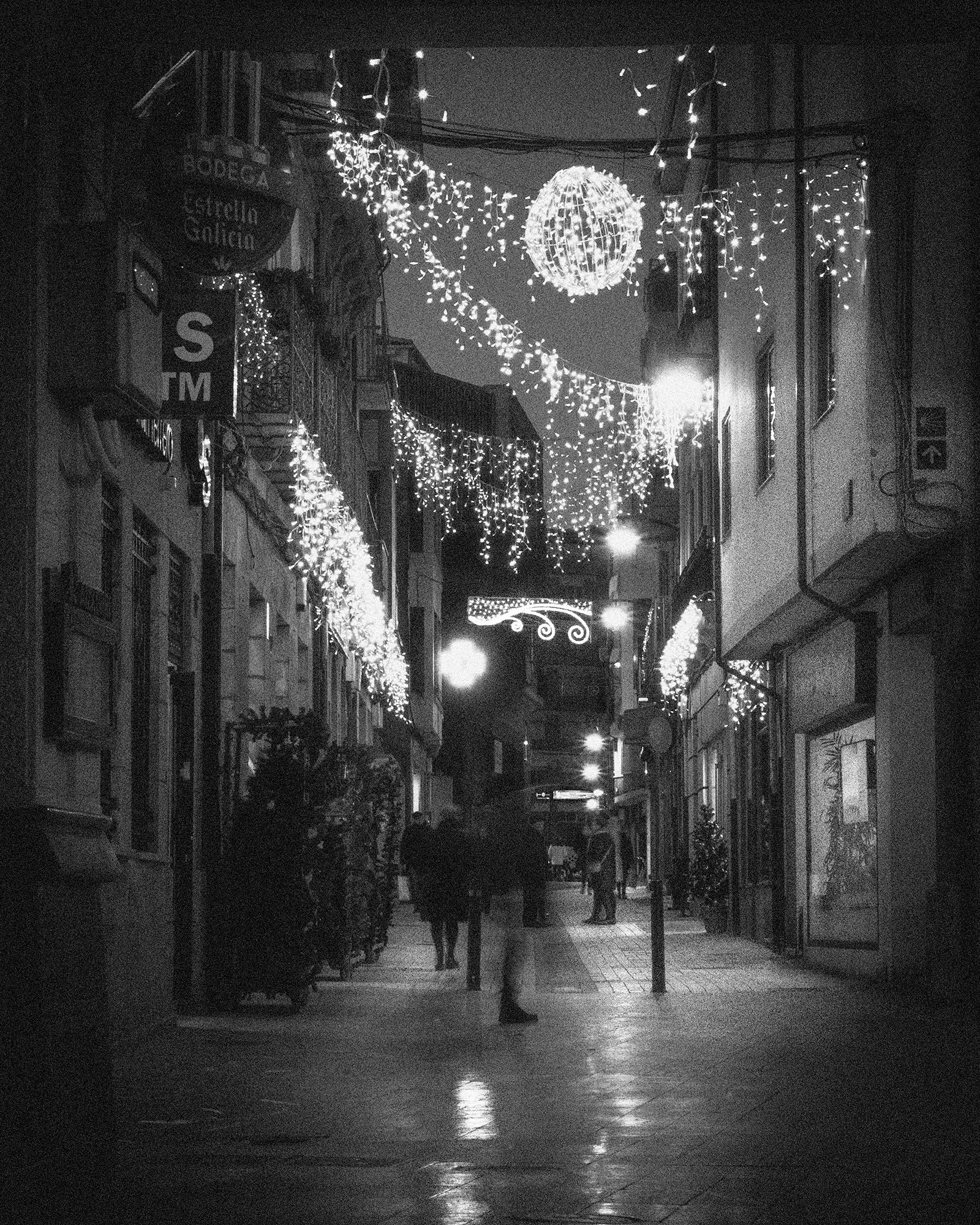 Christmas lights in Astorga