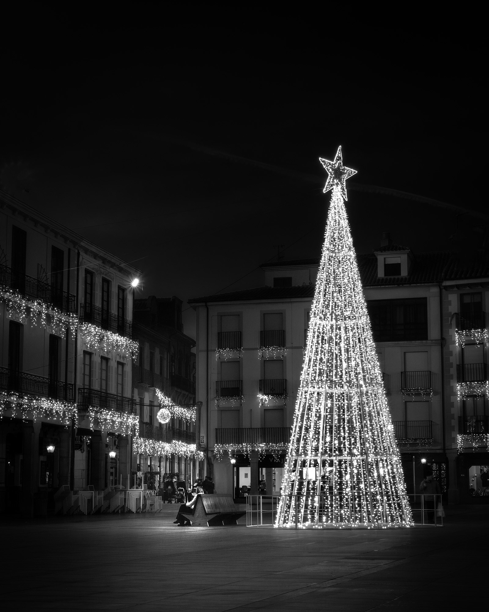 Christmas tree on the Camino de Santiago