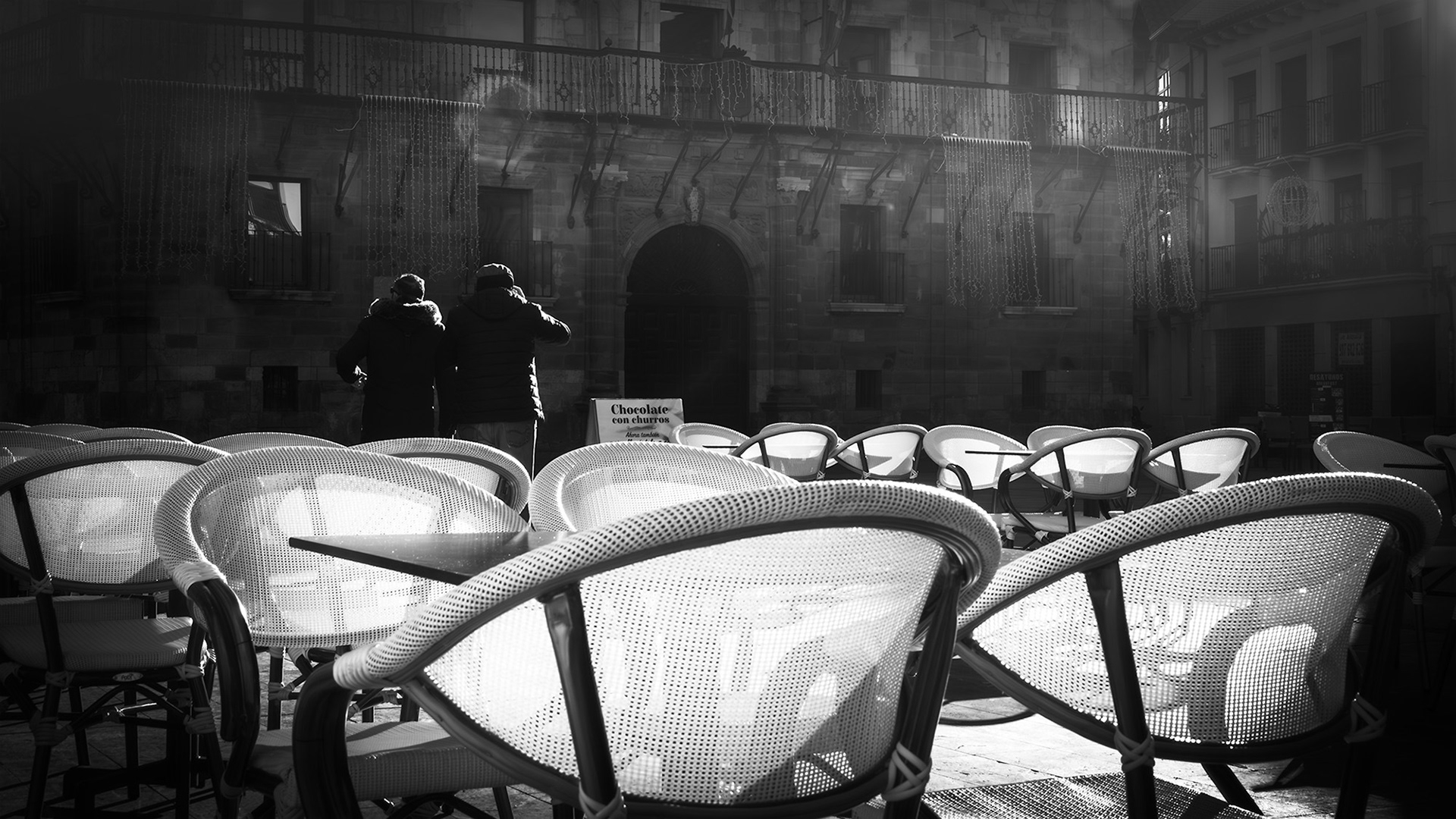The main square waiting for people in Astorga