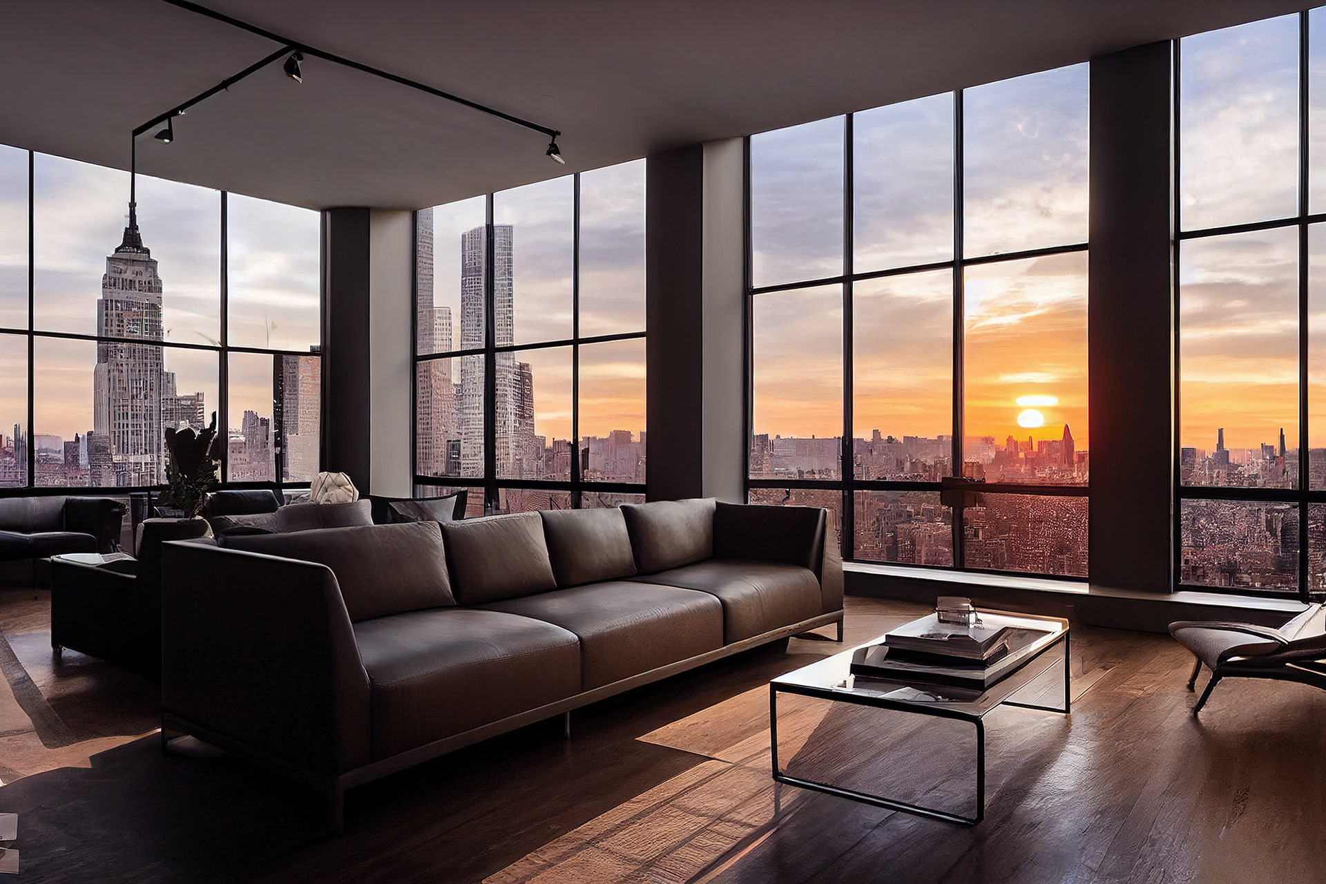 Sunset View in Manhattan